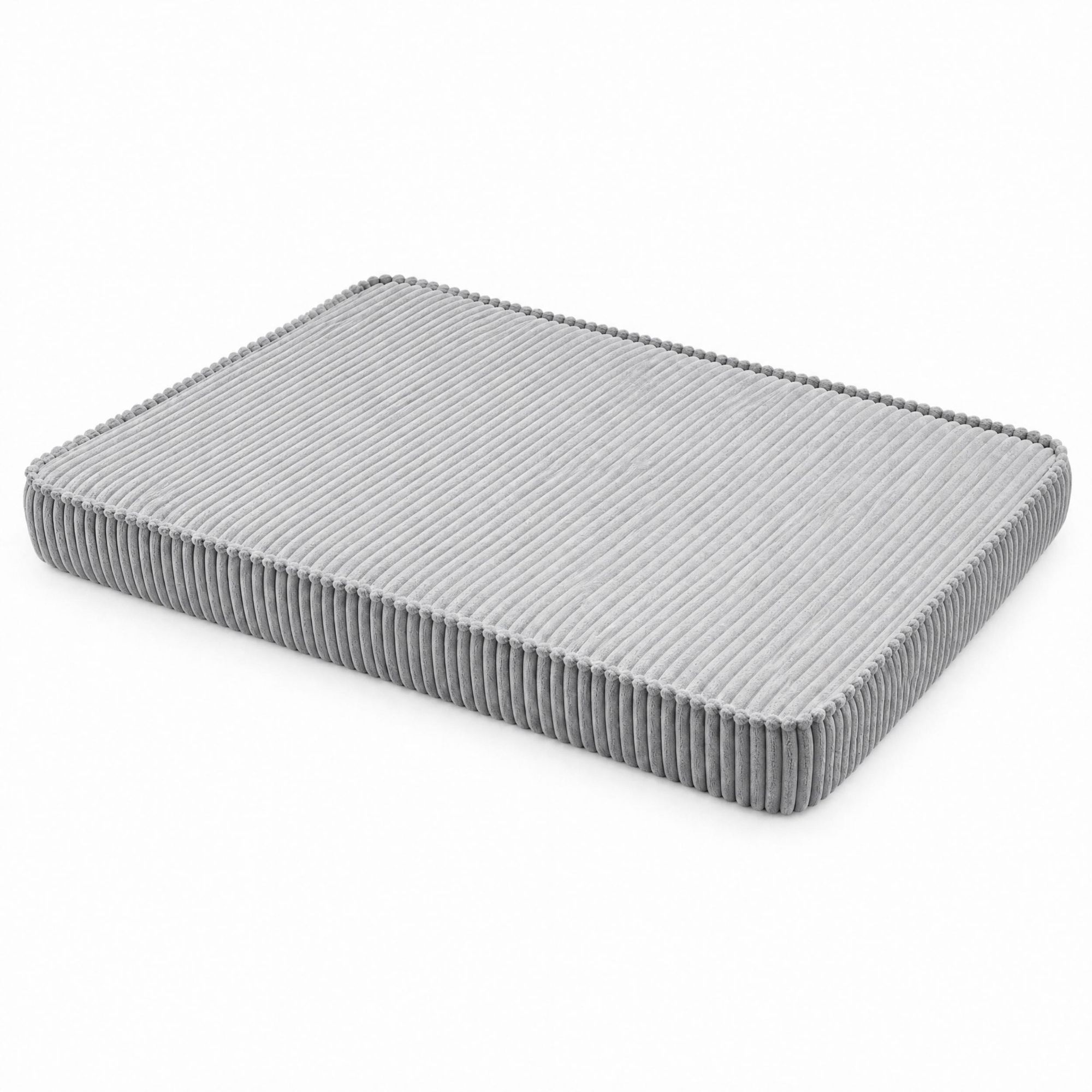 HUNDEBETT HUNDEKISSEN HUNDEMATTE CORD XL 120x80 CM Grau