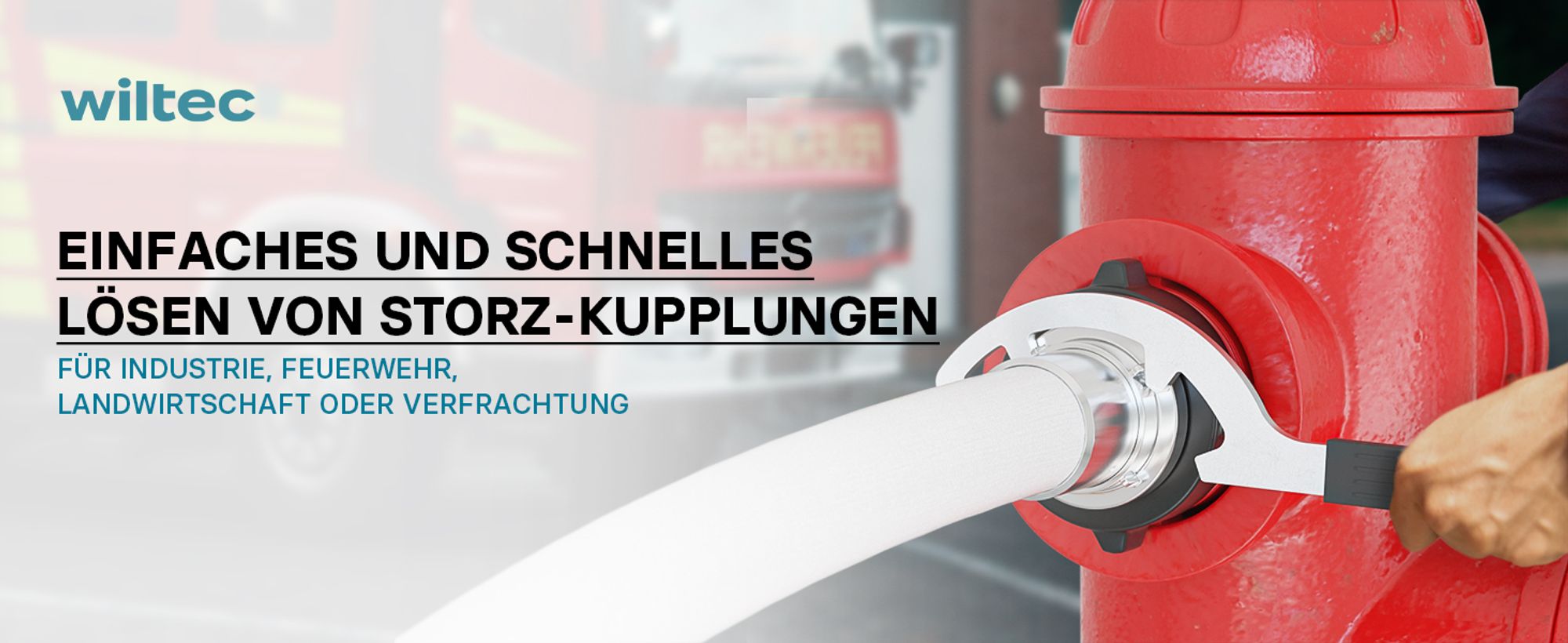 Wiltec Storz Kupplungsschlüssel für die Größen A 110 B 75 C 52 zum Lösen von Storz Kupplungen Schlüssel Storz Kupplung