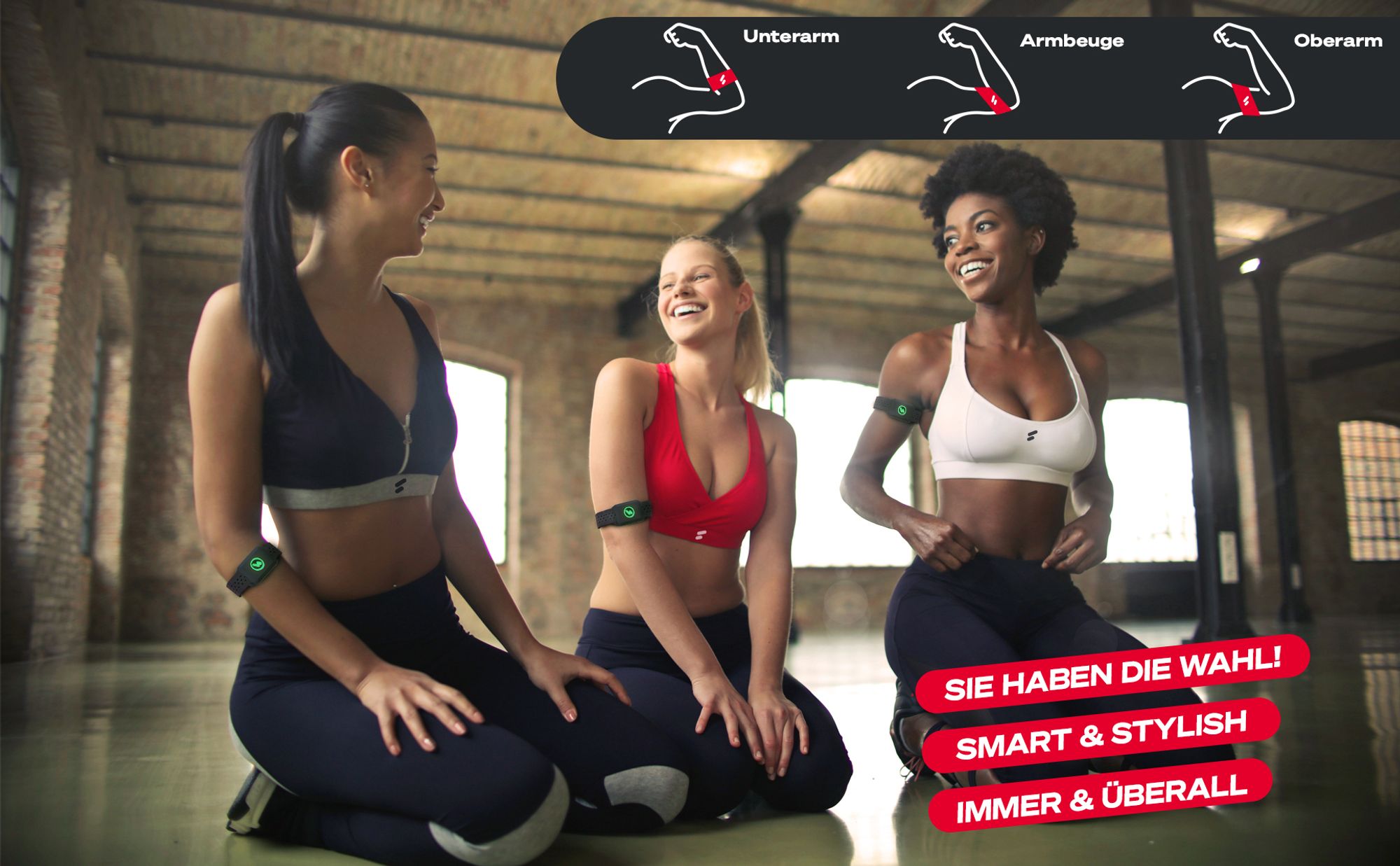 Sportstech Pulsmesser sPulse | Bluetooth & ANT+ | LED Feedback