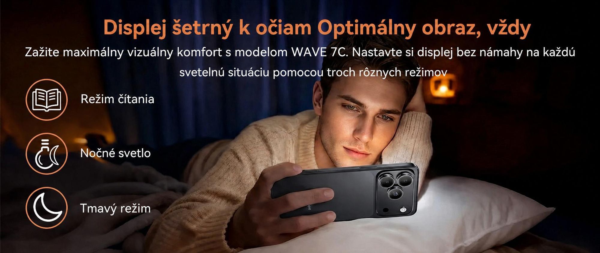 2026 Blackview WAVE 7C – mobilný telefón bez zmluvy, 6,56", Android 16, 16 GB + 64 GB/2 TB TF, Face ID, 5000 mAh, 32 MP, Dual-SIM, Wi-Fi 5, IP54
