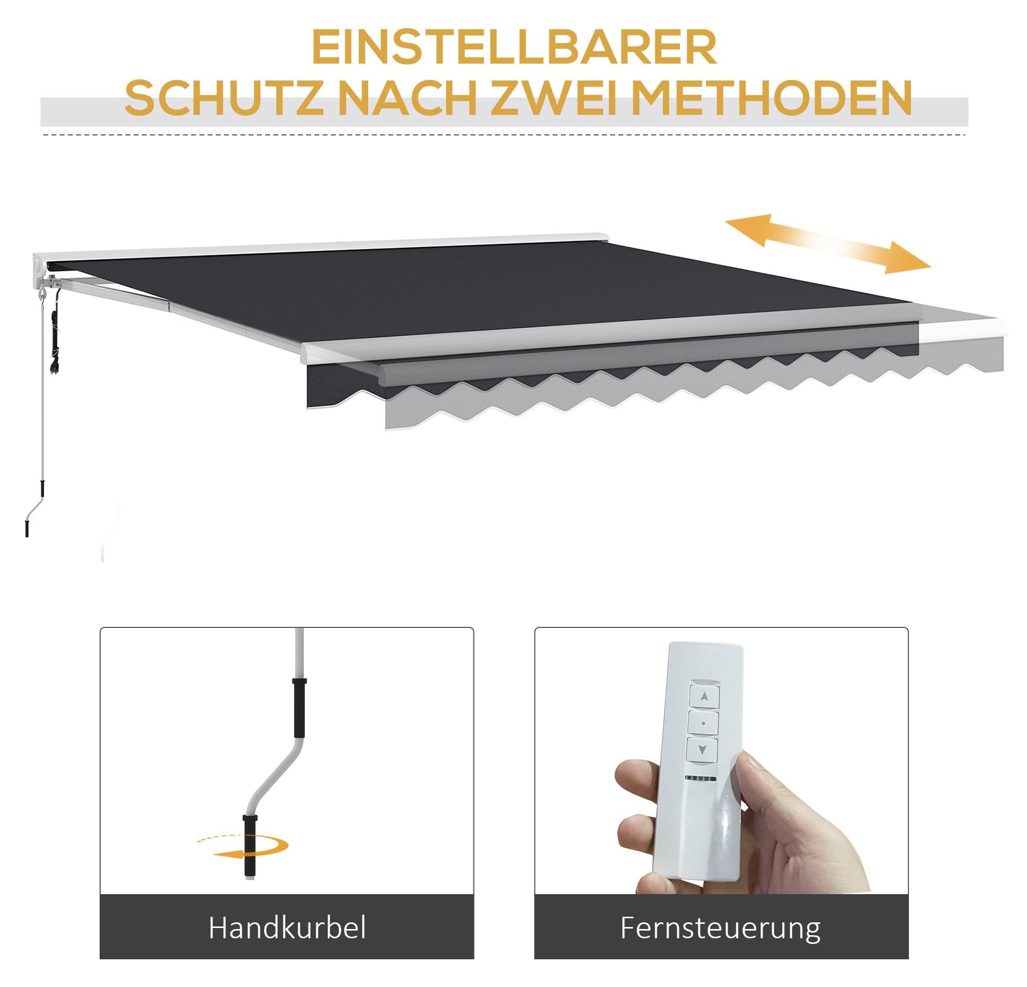 Halbkassettenmarkise Kassettenmarkise
