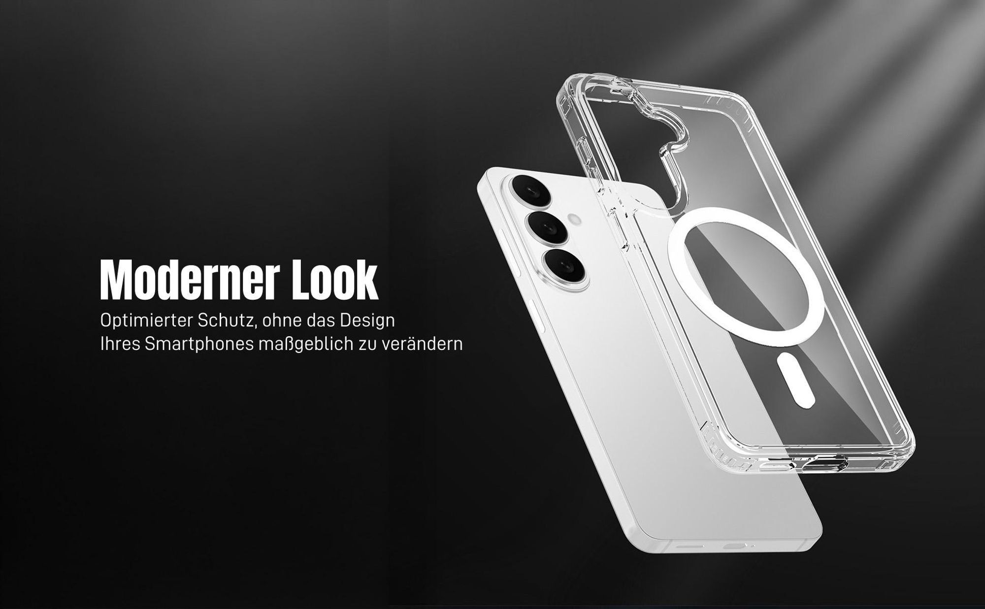 Schutzhülle in Transparent für Samsung Galaxy S26 mit modernem Look