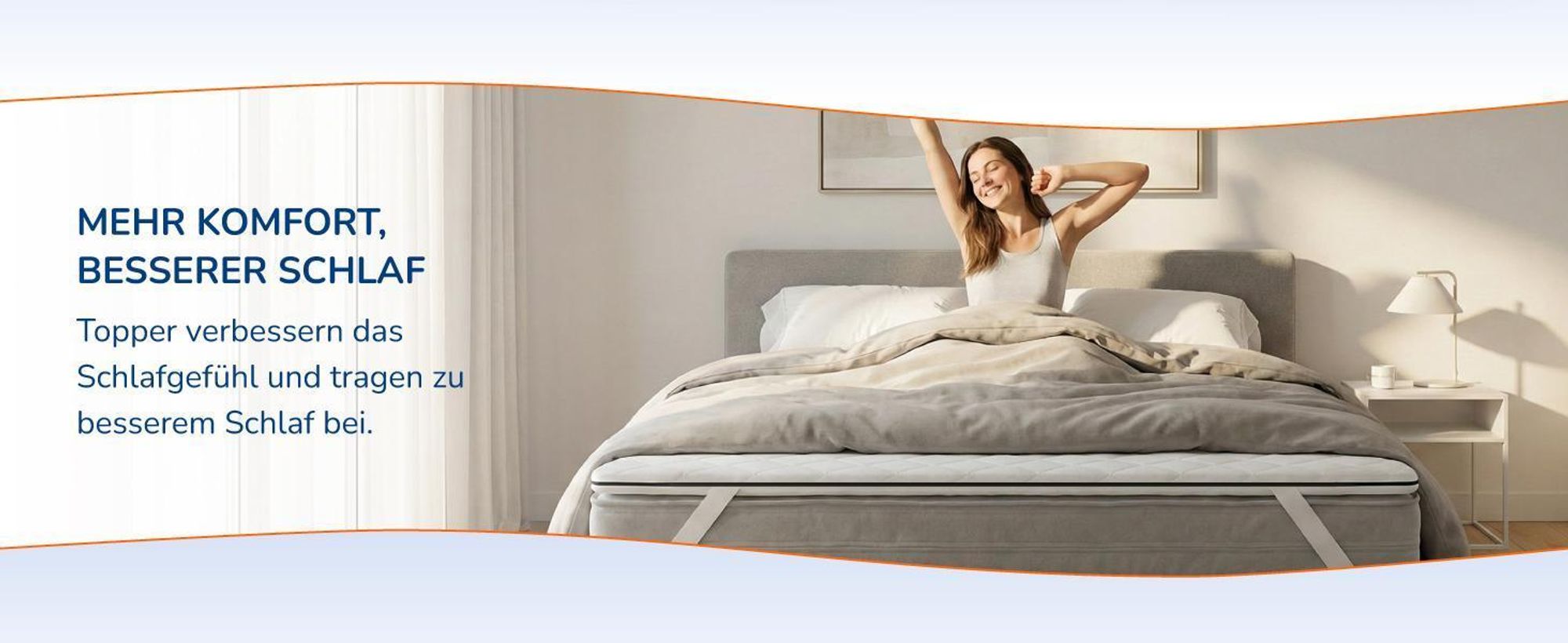 MSS e.K. Komfortschaum Matratzentopper 130 x 200 cm | optimale Körperanpassung | Mattress Topper 130x200 | designed und produziert in Deutschland