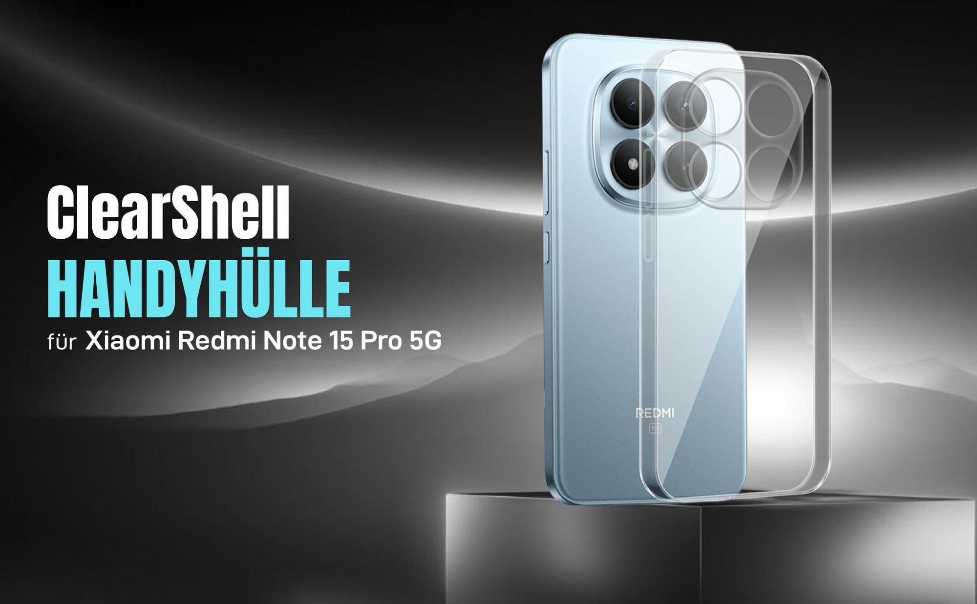 Transparente TPU Handyhülle mit optimiertem Schutz für Xiaomi Redmi Note 15 Pro 5G
