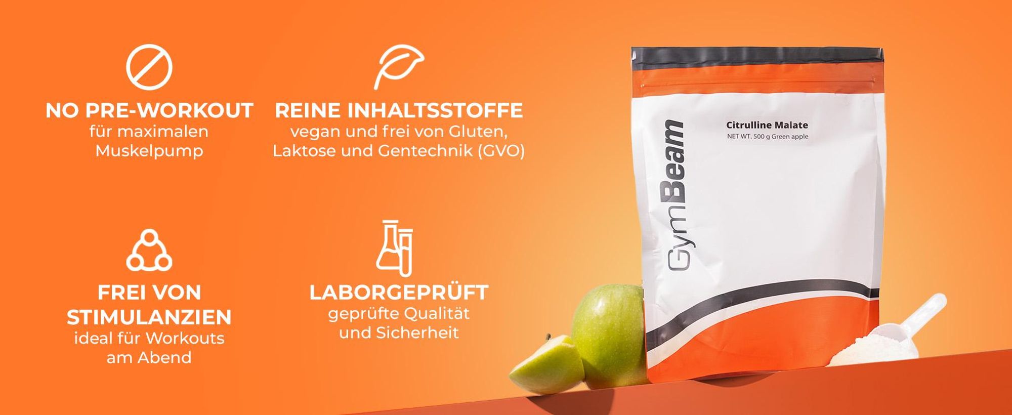 GymBeam - Citrullin Malat, 500 g, ohne Geschmack