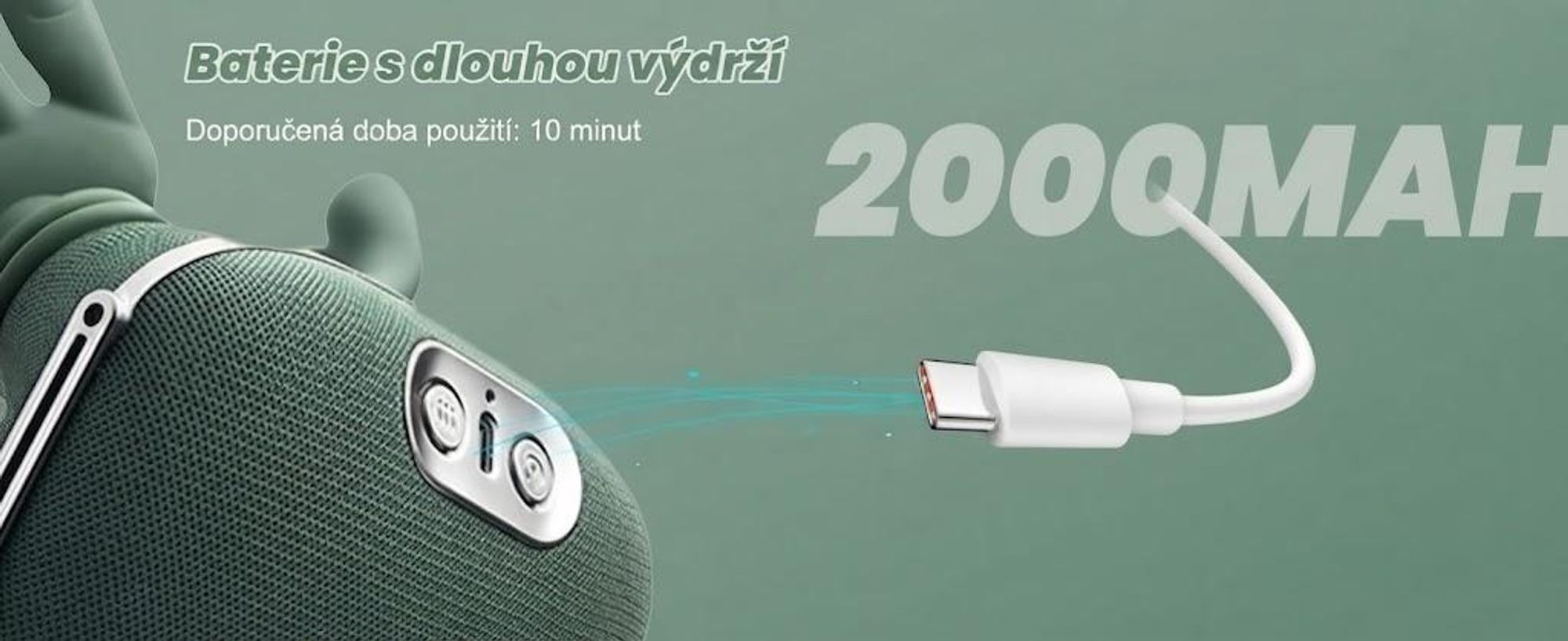 Masážní přístroj na krk s funkcí 4D, s možností ohřevu, elektrický masážní přístroj na ramena a krk, 3 úrovně intenzity, 2 úrovně ohřevu, nabíjení přes USB, pro relaxaci a wellness