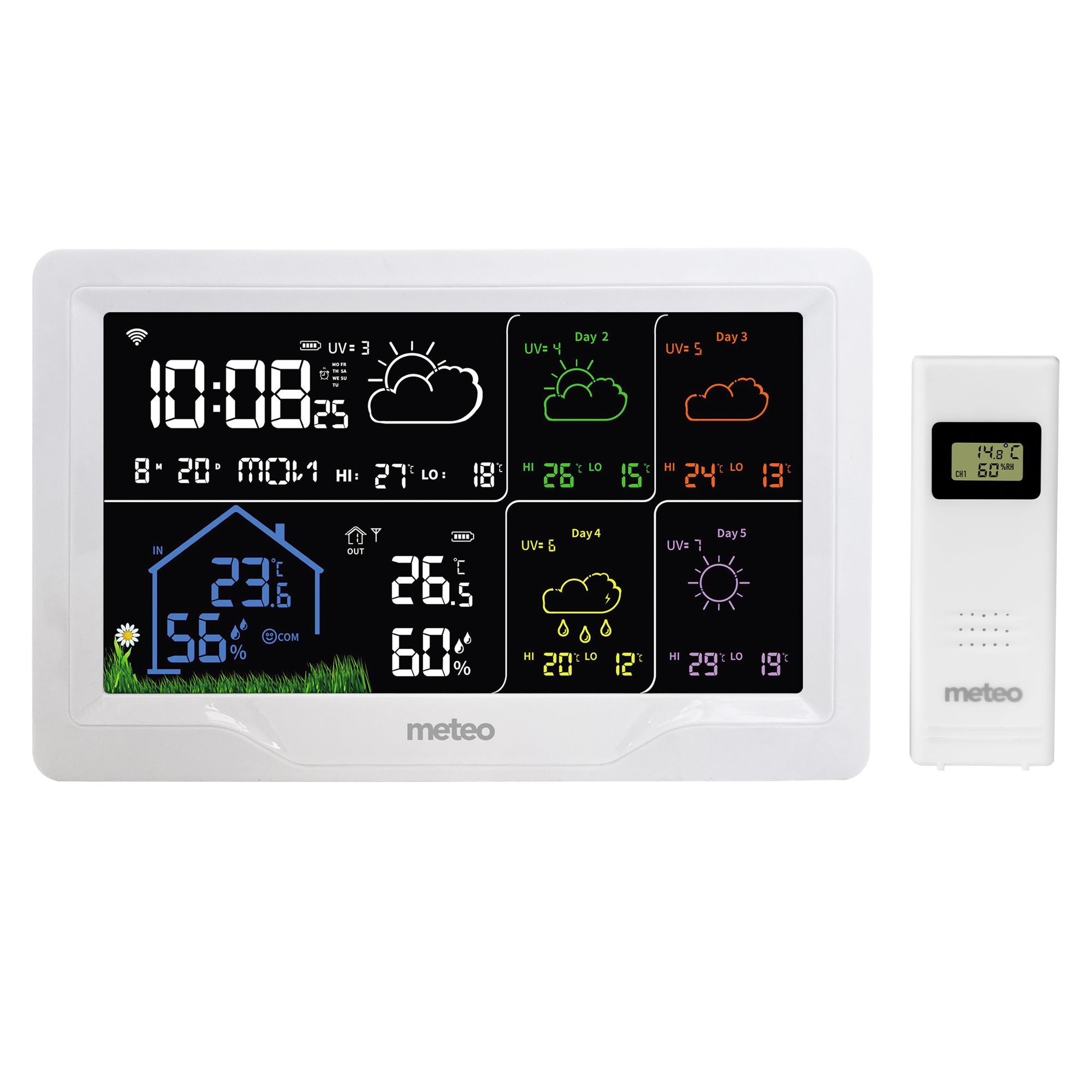 WLAN-Wetterstation mit Wettervorhersage