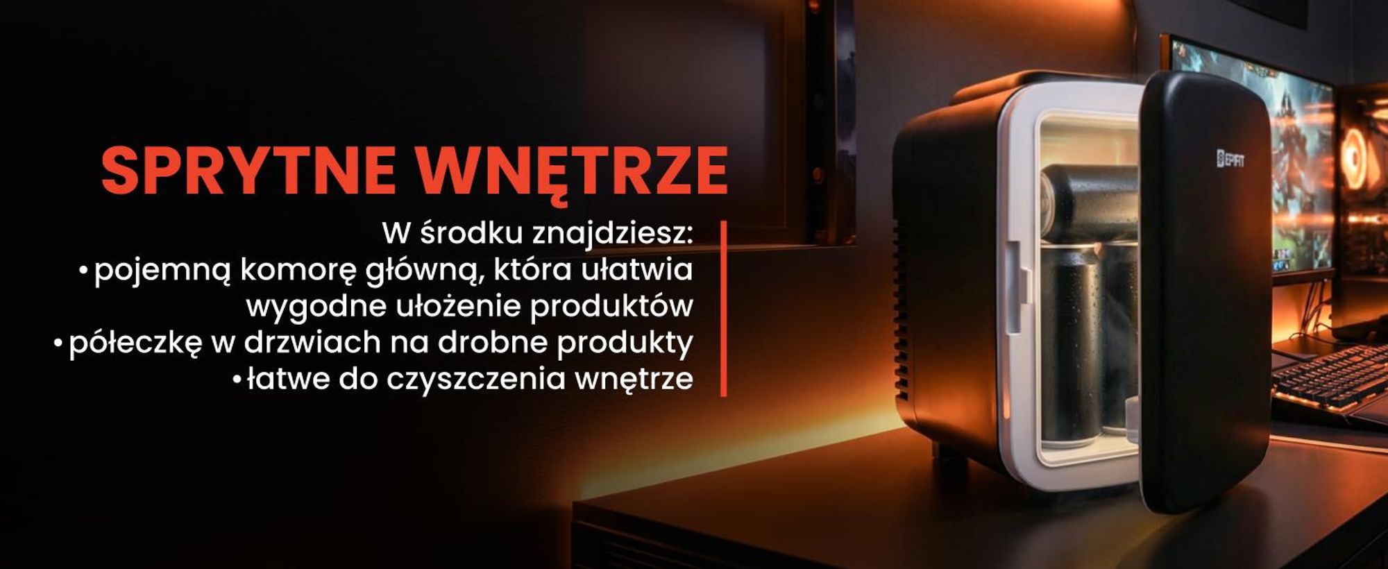 mini lodówka do przechowywalania leków napojów i kosmetyków o pojemności 4 litry