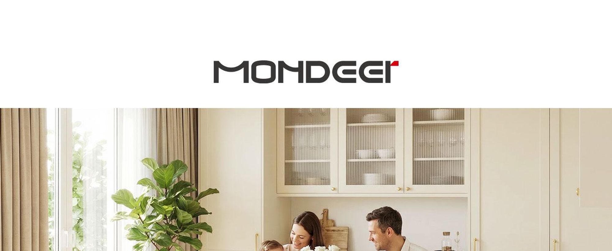 Mondeer Klapp-Essgruppe mit 4 Hockern Platzsparend, Rollen, 2 Schubladen & Ablageflächen Eiche und Weiß