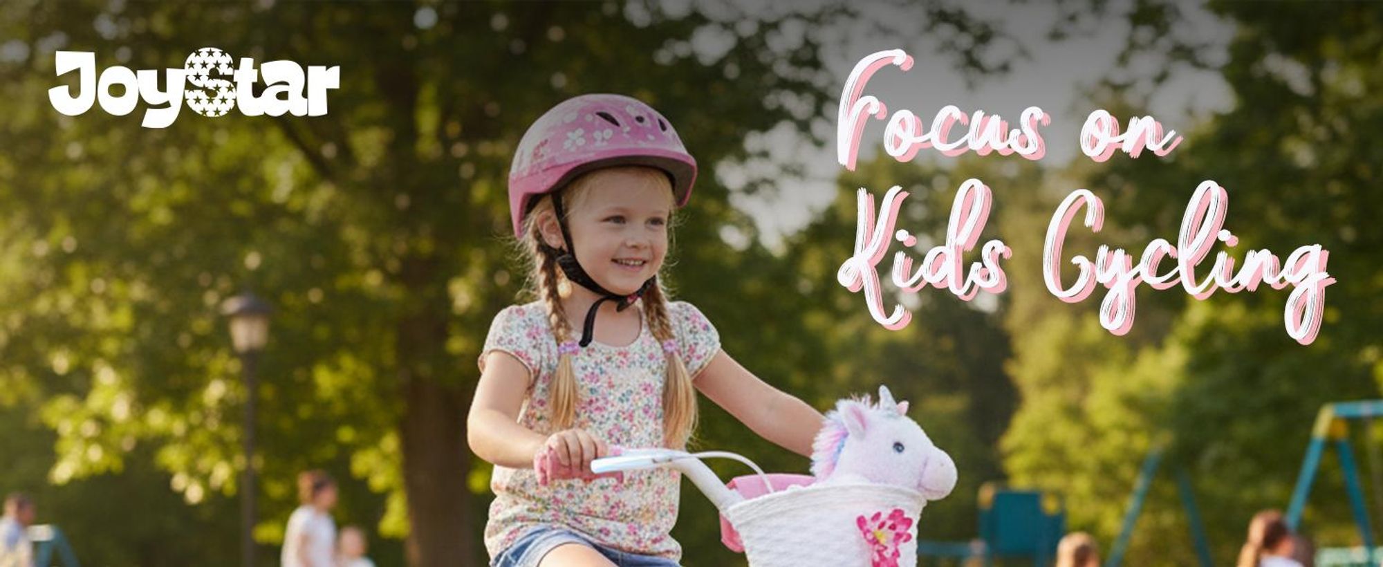 JOYSTAR Kinderfahrrad für Kleinkinder und Kinder im Alter von 2-8 Jahren Mädchen, 14 Zoll Kinderfahrrad mit Stützrädern mit Handbremse und Korb