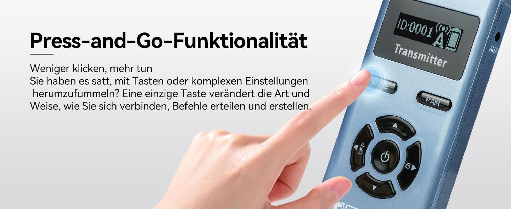 Retekess TT106S Tour Guide System, Audio System, Lange Lebensdauer, 200 m, One-Touch-Steuerung, Großtasten-Design, für Konferenzen, Reisen