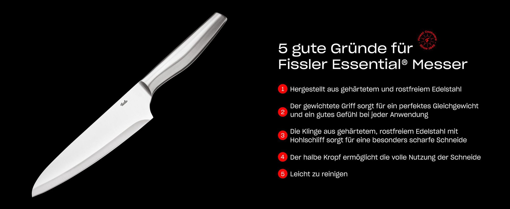 Fissler Essential Brotmesser 19cm