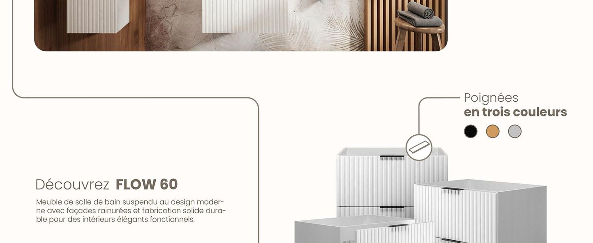 RODAN, meuble de salle de bain, armoire moderne, meuble sous vasque, meuble sous lavabo