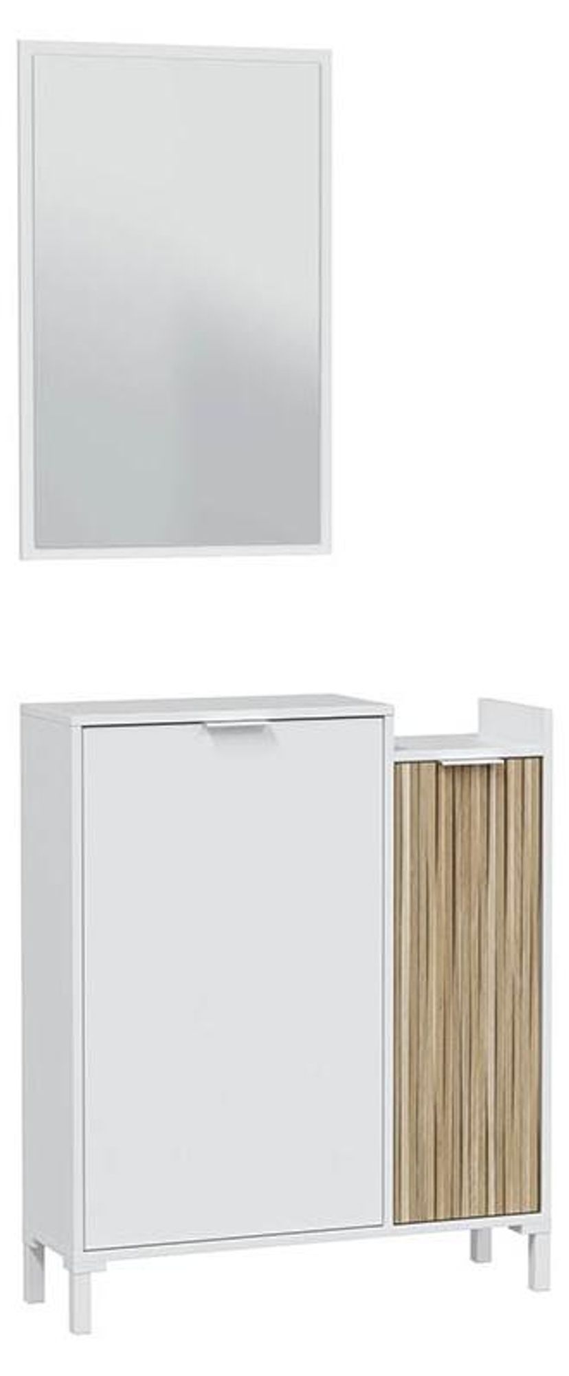 Ethna Garderobenset – Moderne Garderobe mit Spiegel und Stauraum