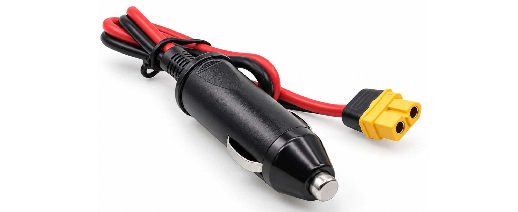 G50 XT60 Buchse auf Stecker Auto Zigarettenanzünder Adapter 12V/24V KFZ Ladekabel Netzadapter für Auto LKW Wohnmobil Boot Modellbau Stromversorgung DC