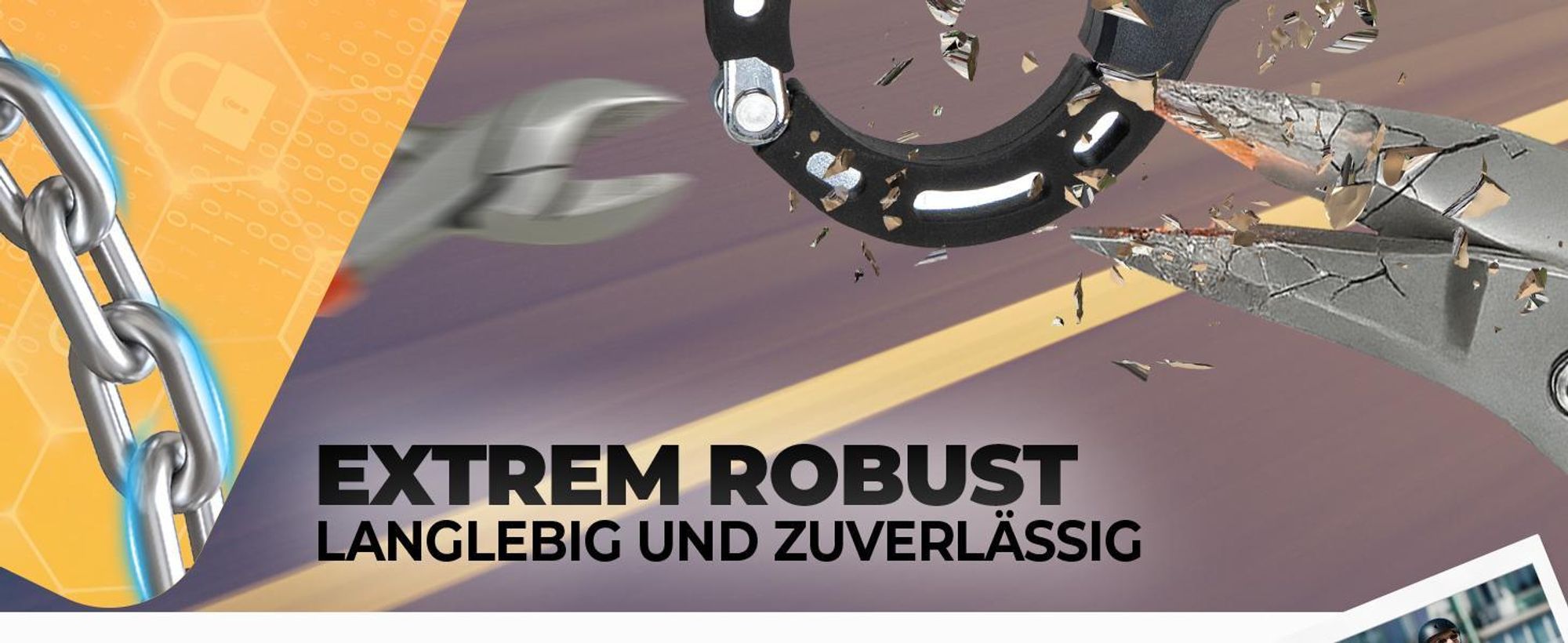 irstsafe® E Scooter Schloss & Handschellenschloss für E Roller – Hochsicherheits-Schloss für E-Scooter | Sicheres Lock, Wasserdicht (grau)