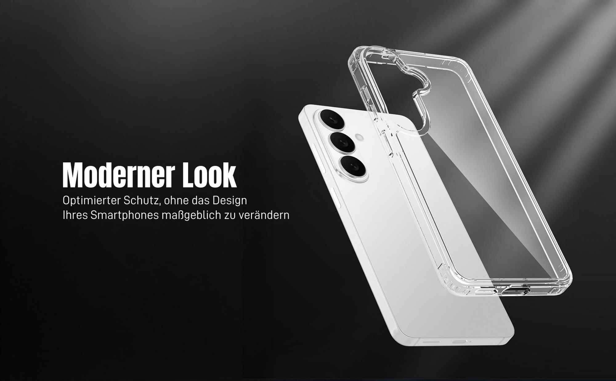 Schutzhülle in Transparent für Samsung Galaxy S26 mit modernem Look