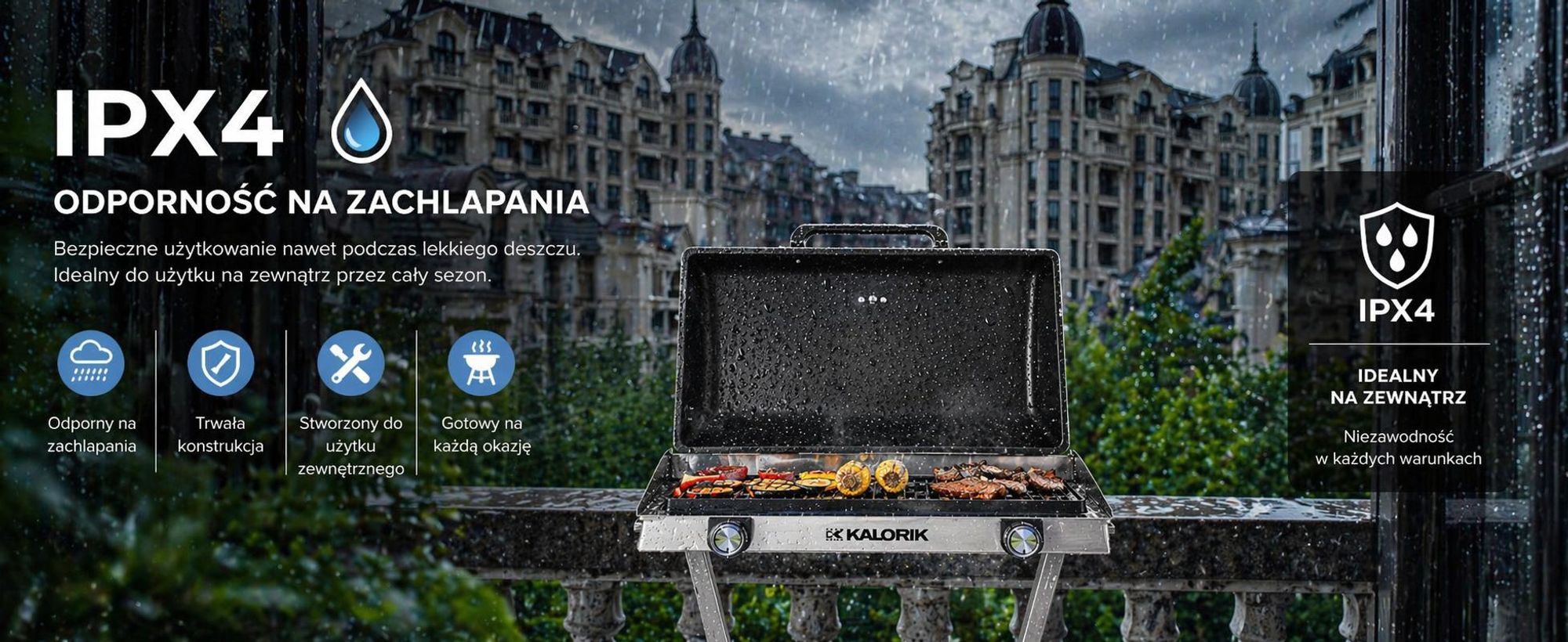 Elektryczny grill ze stali nierdzewnej TKG Team Kalorik TKG EBBQ 1002 L