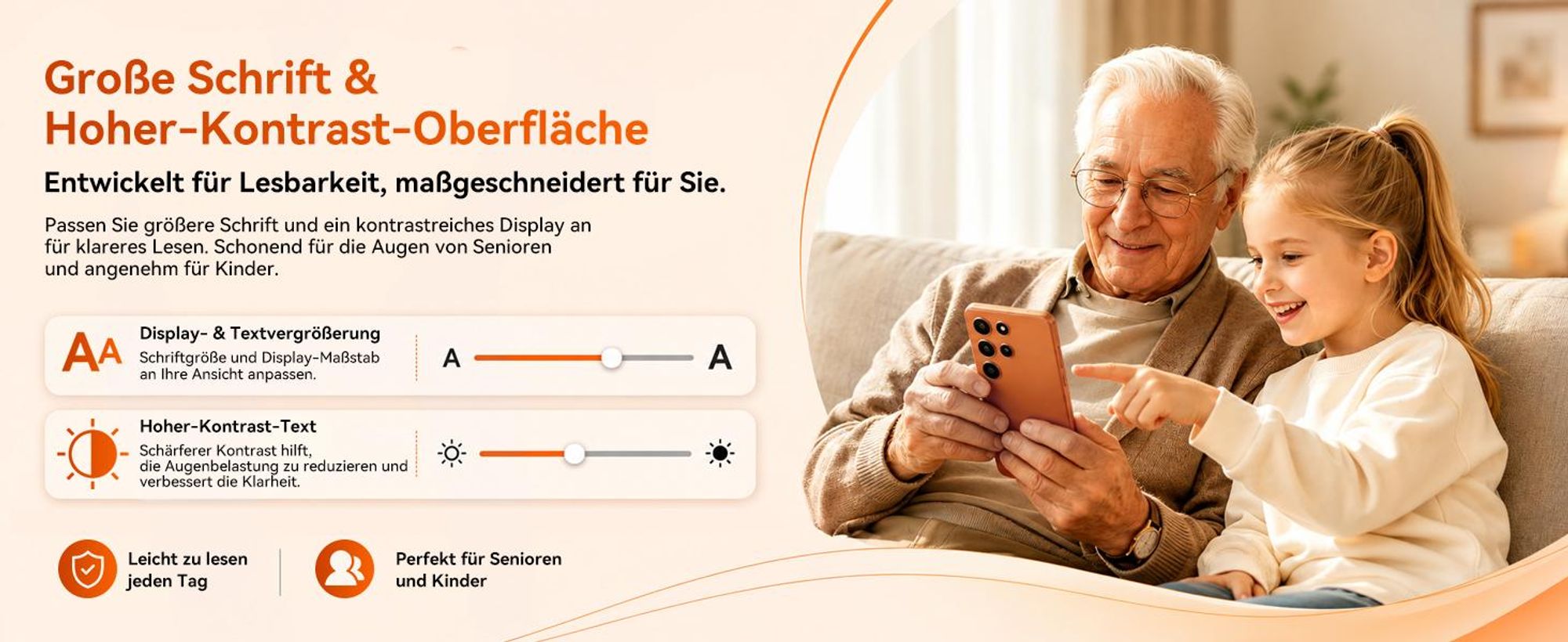 2026 Blackview-Oscal Wave 2C 5" ultraleicht Handy Ohne Vertrag, Android 16, 12+32GB, Face ID, Dual SIM, 1080P, Free TPU Protective Case