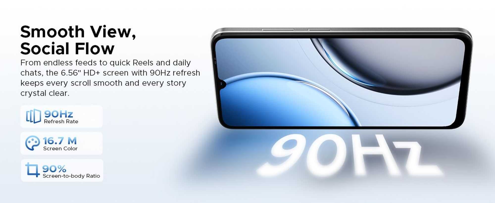 DOOGEE Note56X Pro – Chytrý telefon, Android 16, 6,56" displej s obnovovací frekvencí 90 Hz, baterie 6150 mAh, 32 GB + 128 GB, 4G, 13 MP, NFC, čtečka otisků prstů, podpora OTG, bez smlouvy