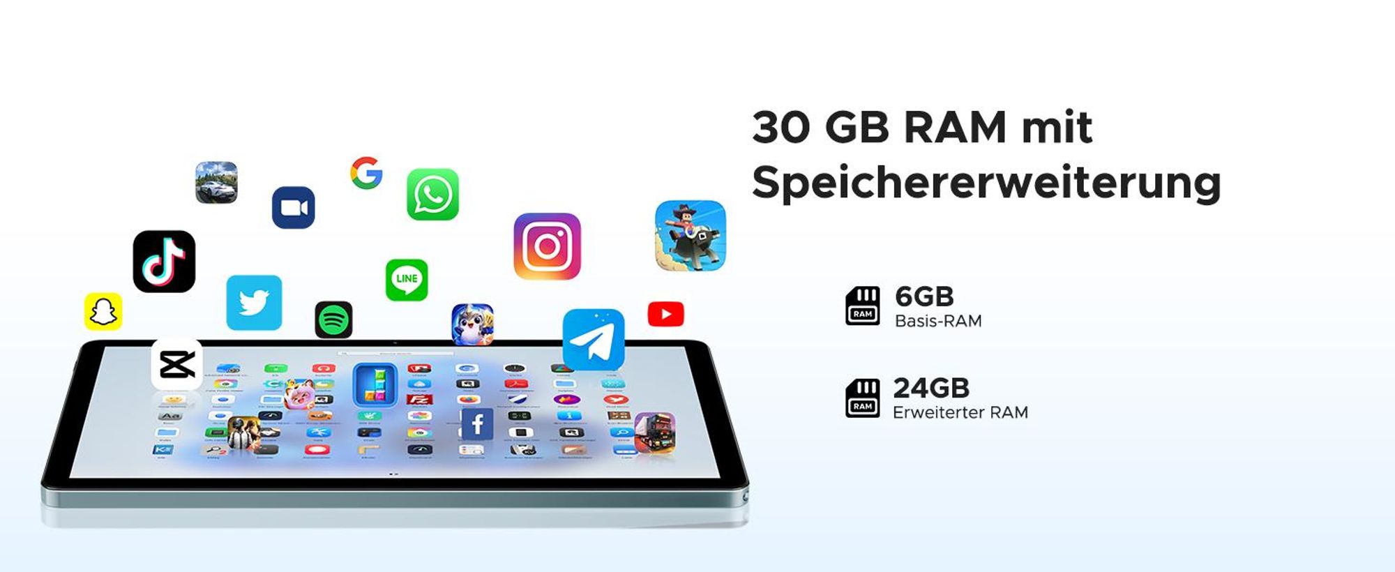 DOOGEE U11 Pro Tablet Android 16, 11 inch, 30(6+24)GB+256GB, 90Hz, WiFi 5,8580mAh,Widevine L1,Octa Core T7200,5MP+13MP Kamera