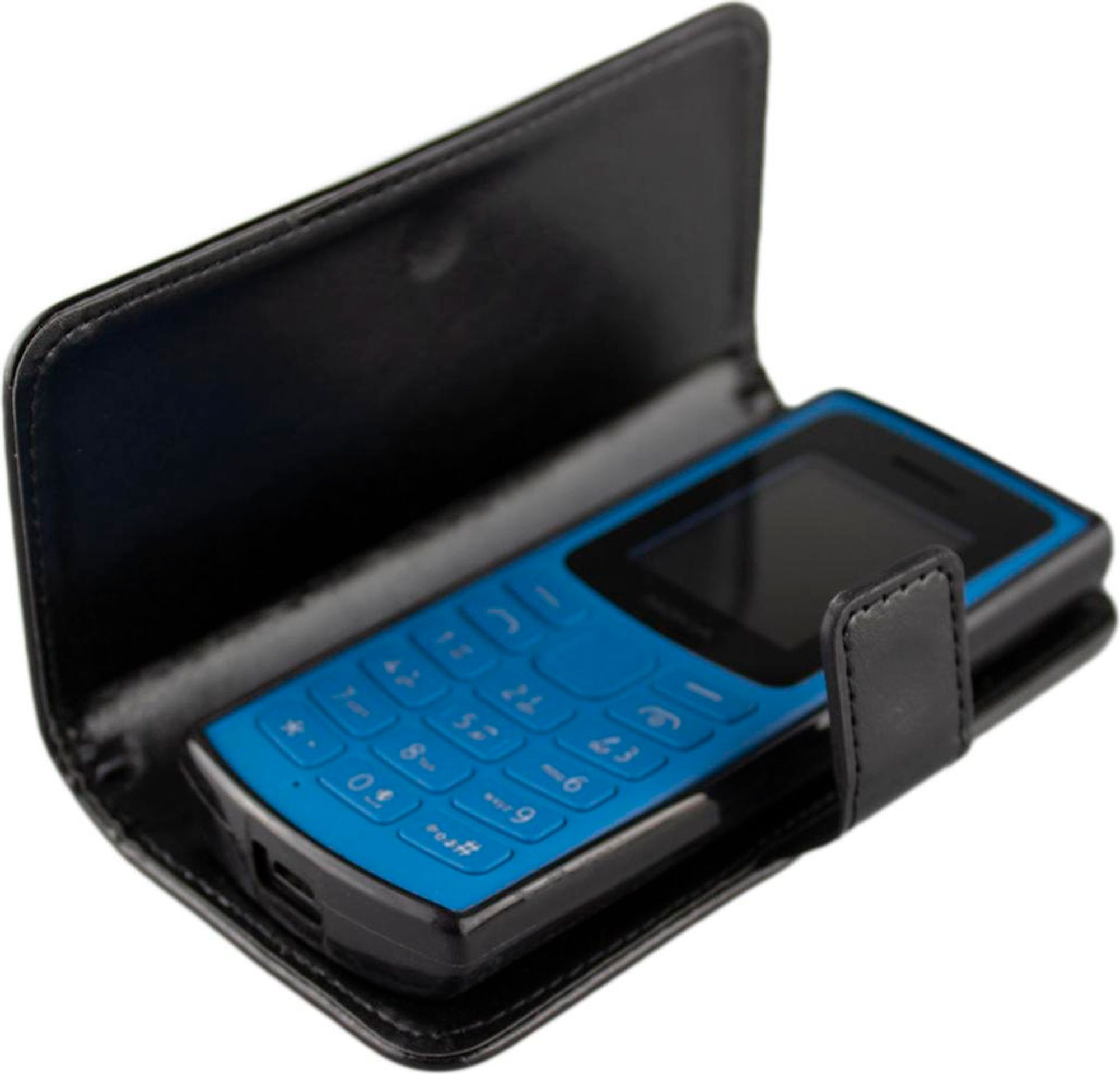 caseroxx Handy Hülle Tasche kompatibel mit Nokia 105 / 110 4G Bookstyle-Case Wallet Case Bild 3