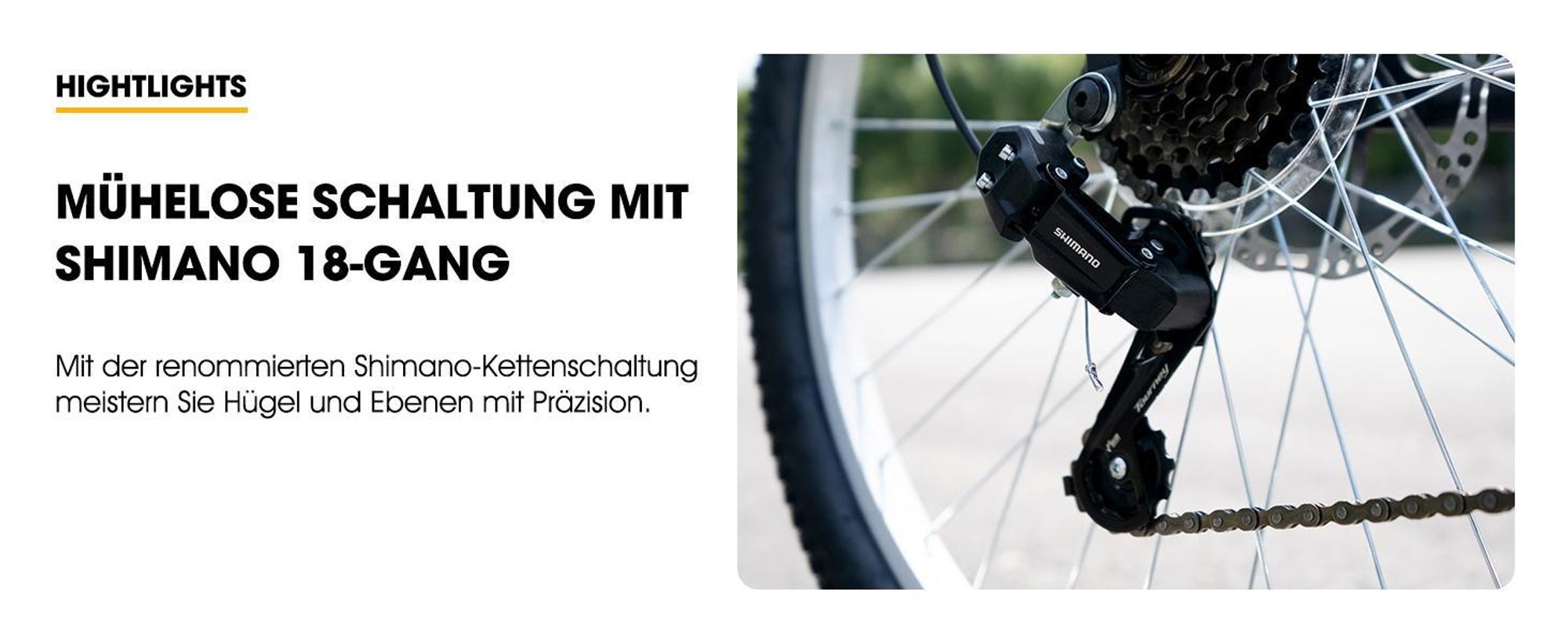 Hiland 27,5 Zoll Mountainbike, 18 Gang Herren und Damen MTB mit Doppelte Scheibenbremsen, Federgabel, Fender, MTB für Männer und Frauen
