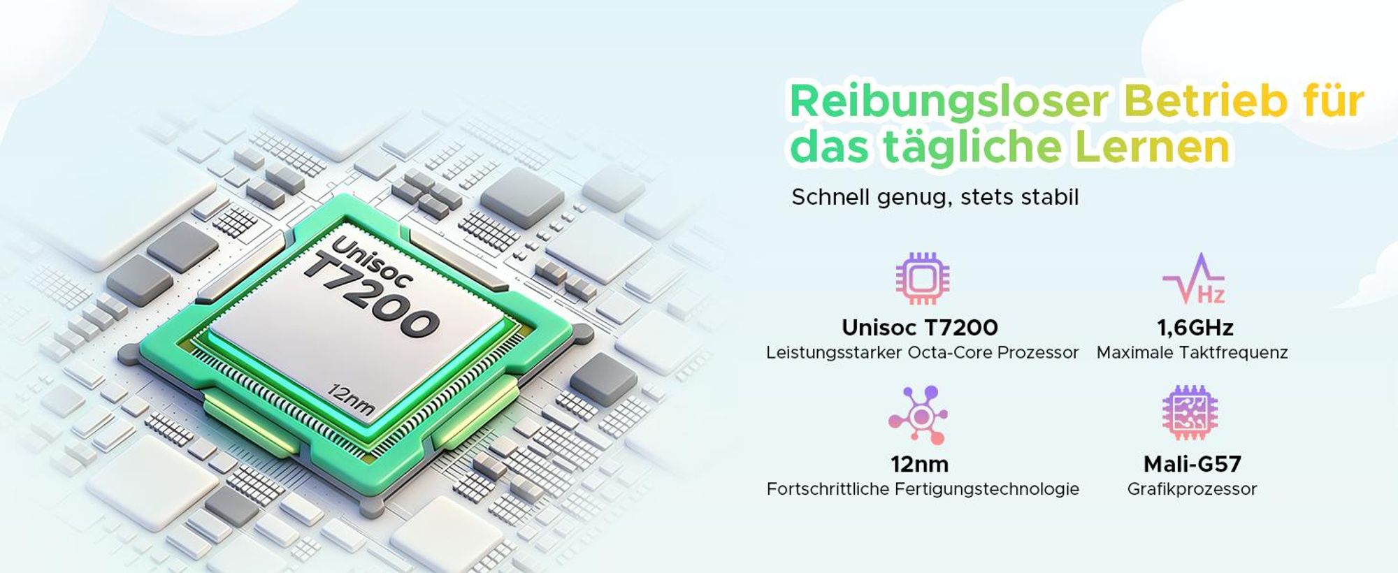 DOOGEE U11Kids 11" Tablet, Android 16,Gemini AI, 24(4+20)GB+128GB/2TB TF, 90Hz,8580mAh,WiFi Tablet für Kind mit Kindgerechte Hülle und Stift