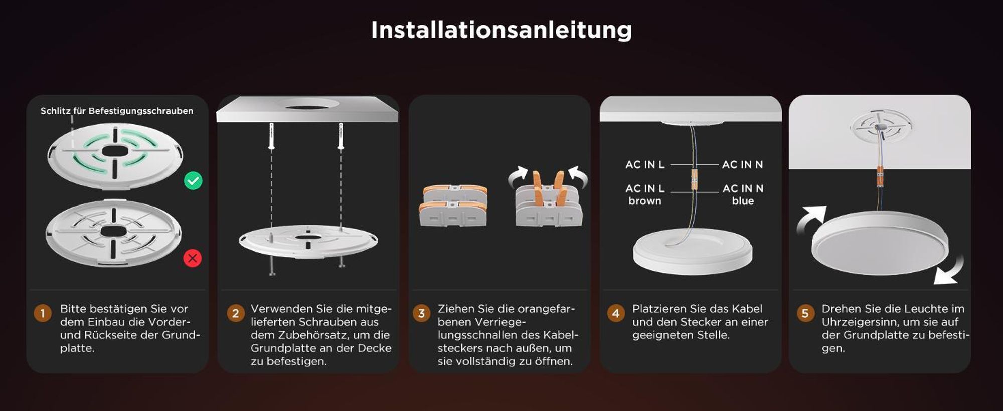 Govee Deckenlampe RGBIC, Smart LED Deckenleuchte 4300lm Kompatibel mit Matter, Alexa & Google Assistant, LED Lamp Dimmbar mit Hintergrundbeleuchtung