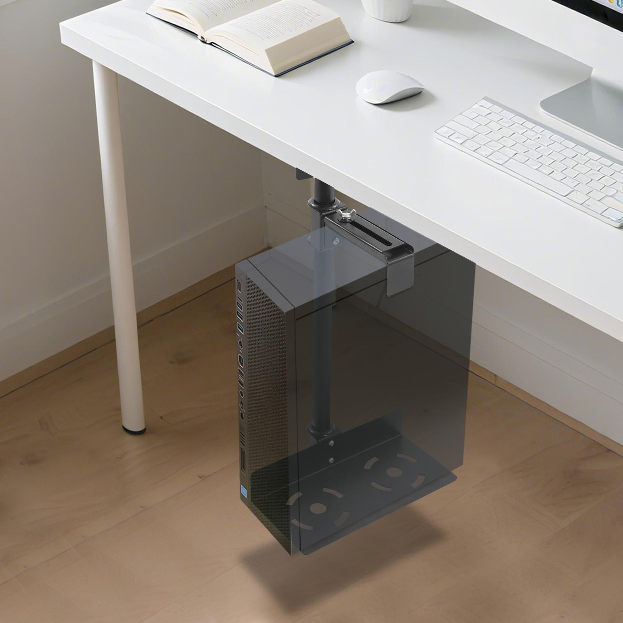 Halterung unter dem Schreibtisch, Verstellbare Computergehäuse-Halterung, Hängende Computer-Host-Halterun
