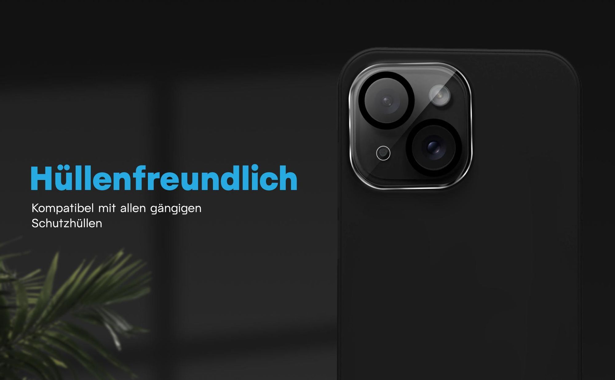 Kamera Schutzglas für Apple iPhone 13 kompatibel mit allen gängigen Hüllen