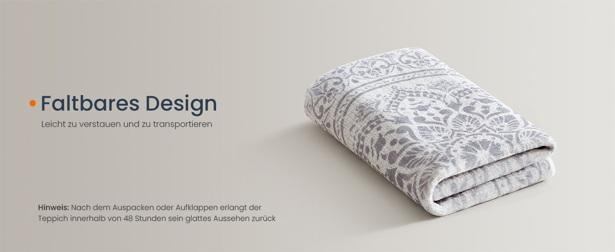 SONGMICS HOME Teppich rund, 120 cm d, Wohnzimmerteppich, rutschfester Teppich, flauschig, Dekoration, für Wohnzimmer, Schlafzimmer, maschinenwaschbar
