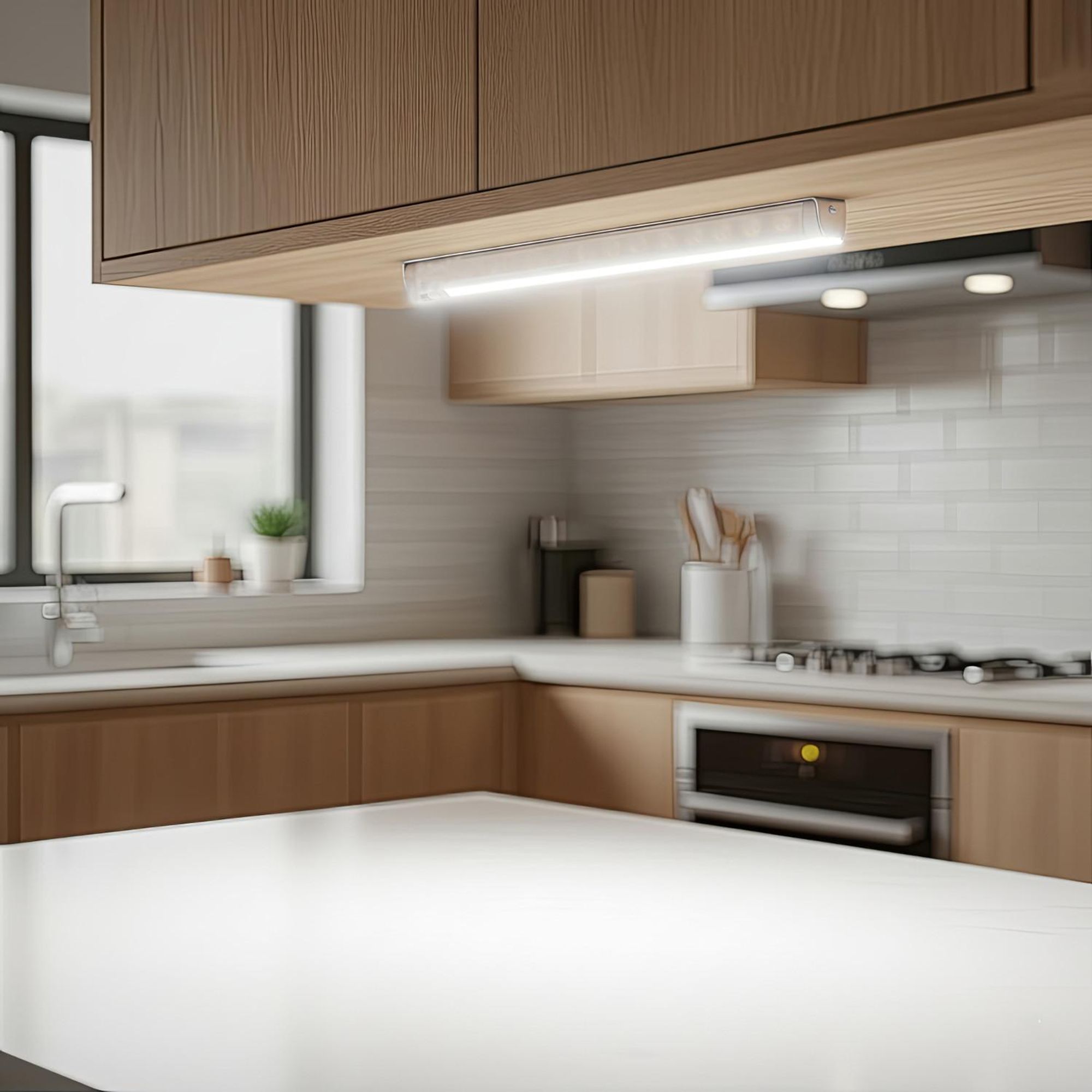 Lichtleiste Unterbauleuchte Küchenlampe LED SWD Bewegungsmelder PIR 360° drehbar