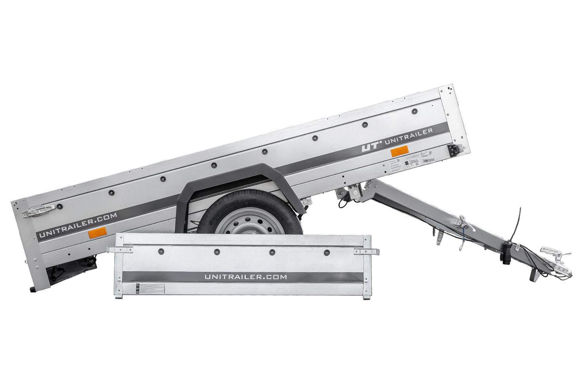 PKW-Anhänger mit Blattfedern 230x125 UNITRAILER GARDEN 230/R KIPP