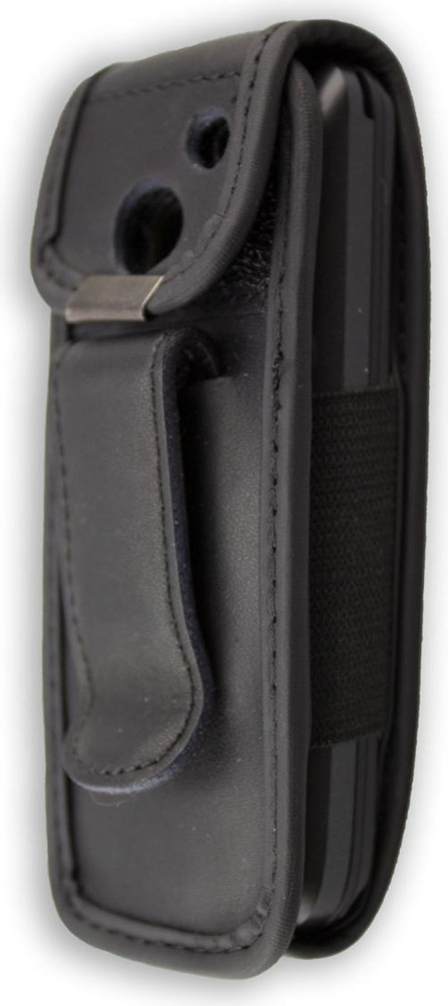 caseroxx Ledertasche mit Gürtelclip kompatibel mit Nokia C2-00 aus Echtleder, Tasche mit Gürtelclip und Sichtfenster  Bild 2