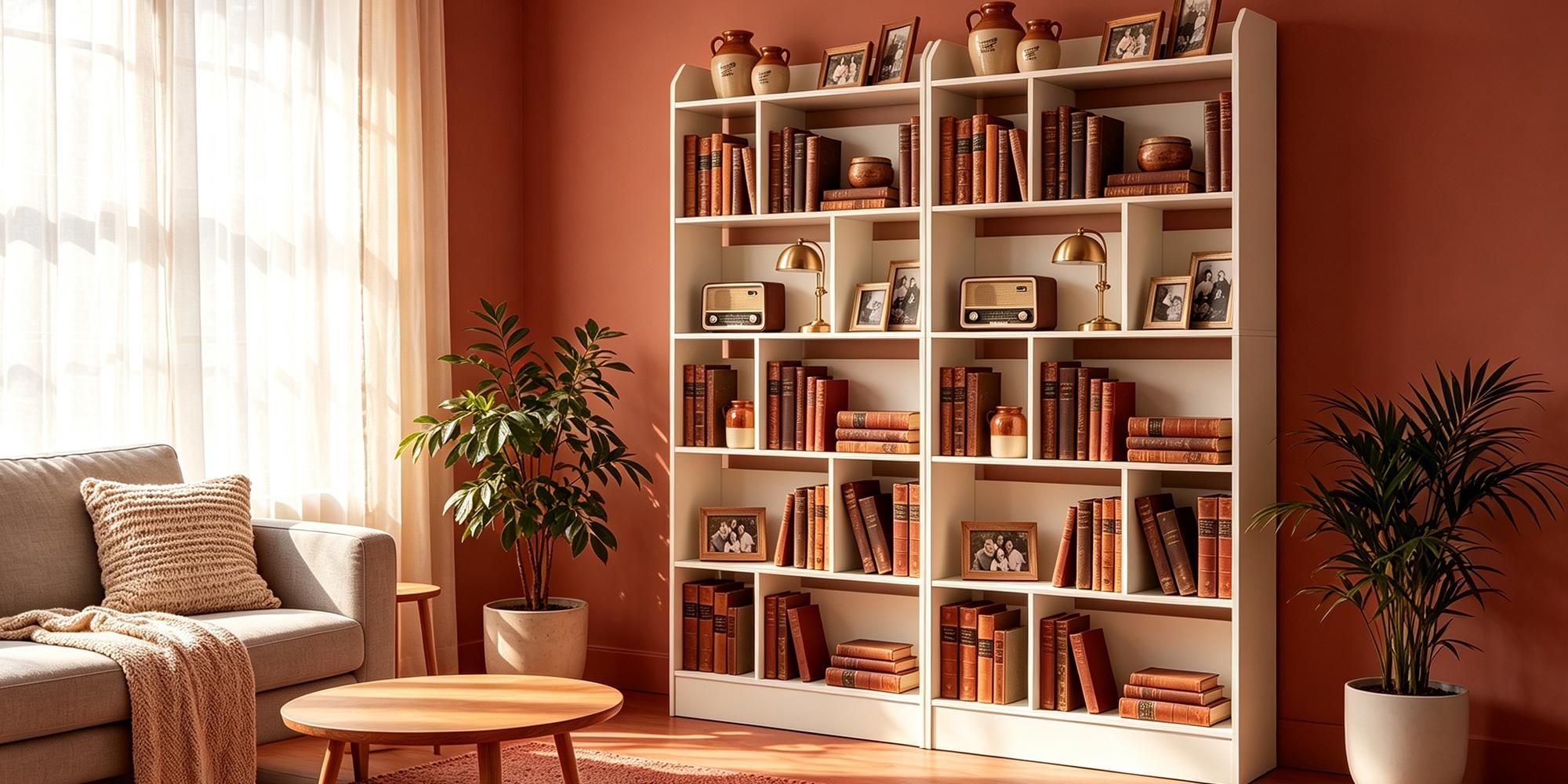 Bücherregal Bücherschrank 6 Fach Standregal, 24 x 80 x 170 cm Weiß | Aufbewahrungsregal, für Wohnzimmer Büro Schlafzimmer