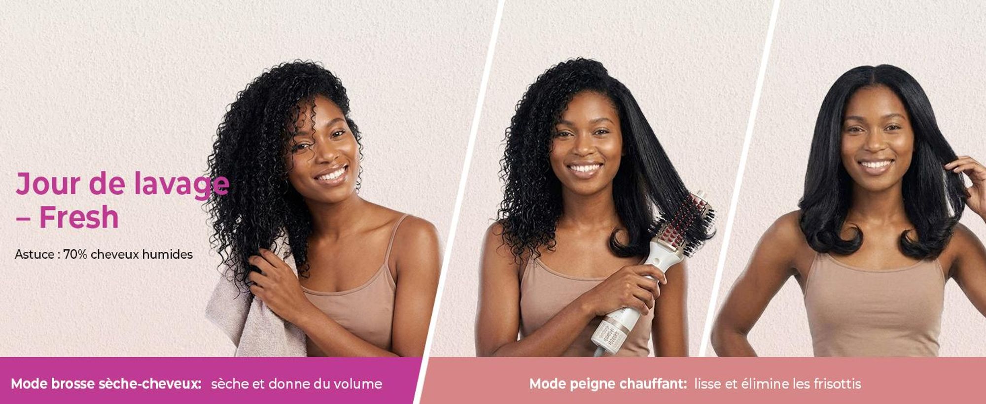 GOMYTH V1 – La brosse de coiffage 5-en-1 pour des résultats professionnels, directement chez vous
