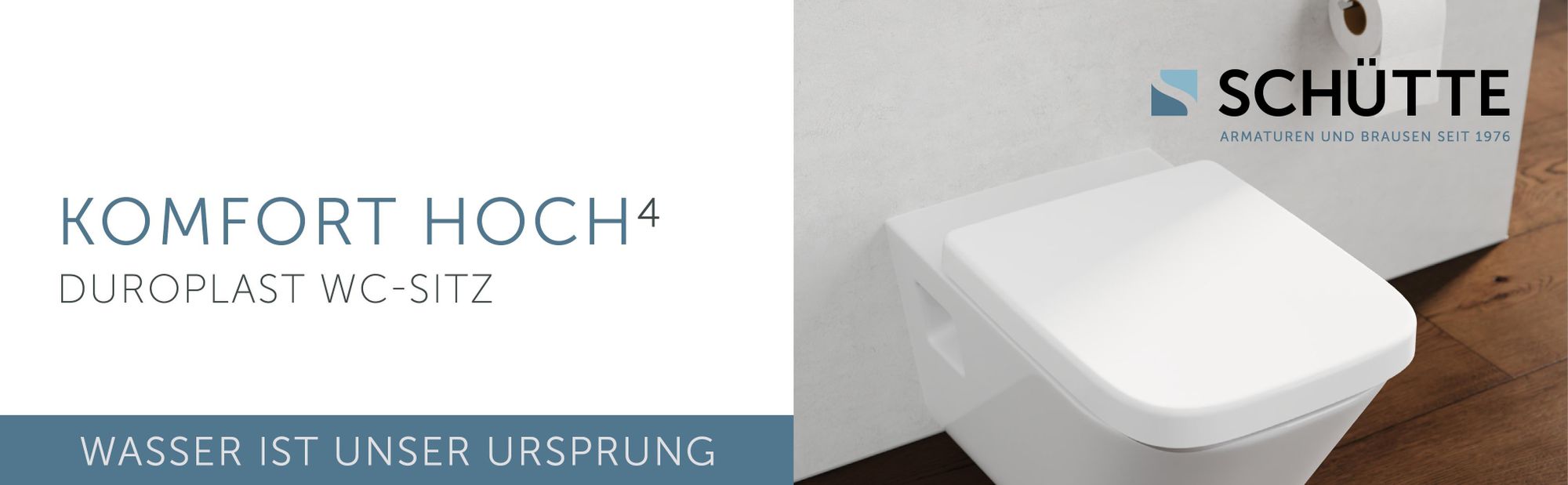 SCHÜTTE Duroplast WC-Sitz WHITE, E-Form, für Geberit RENOVA PLAN, mit Absenkautomatik und Schnellverschluss