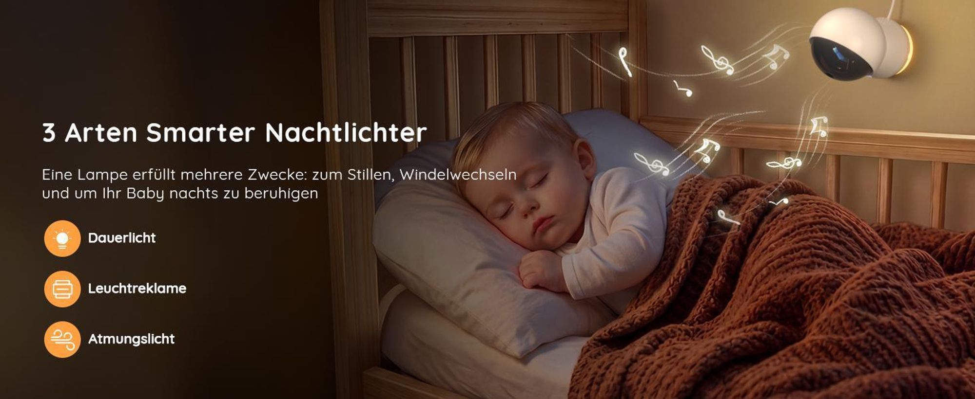 BOIFUN Split Screen Babyphone mit 2 Kameras 5,5 Zoll 4MP HD WLAN Video Babyfon mit App 360° Nachtsicht Musik Nachtlicht Halterung