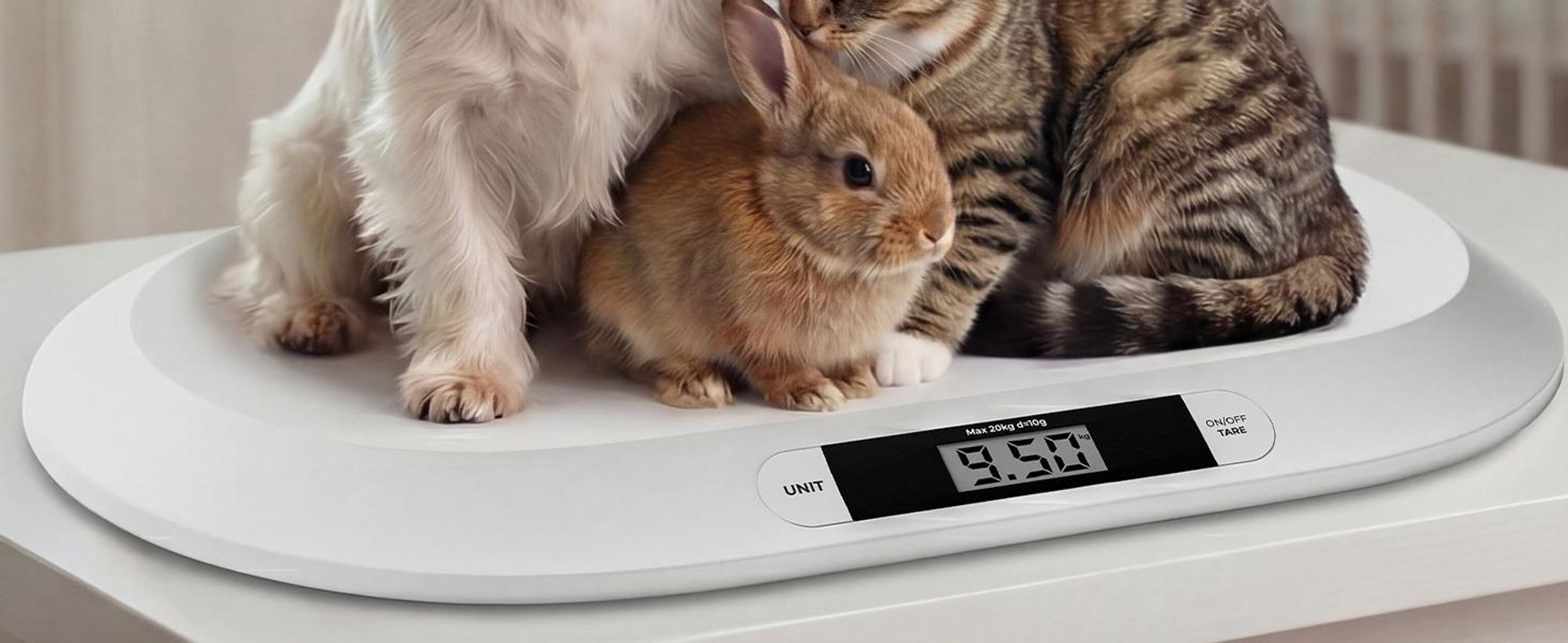 MONZANA Digitale Babywaage bis 20 Kg Säuglingswaage mit Tara-Funktion