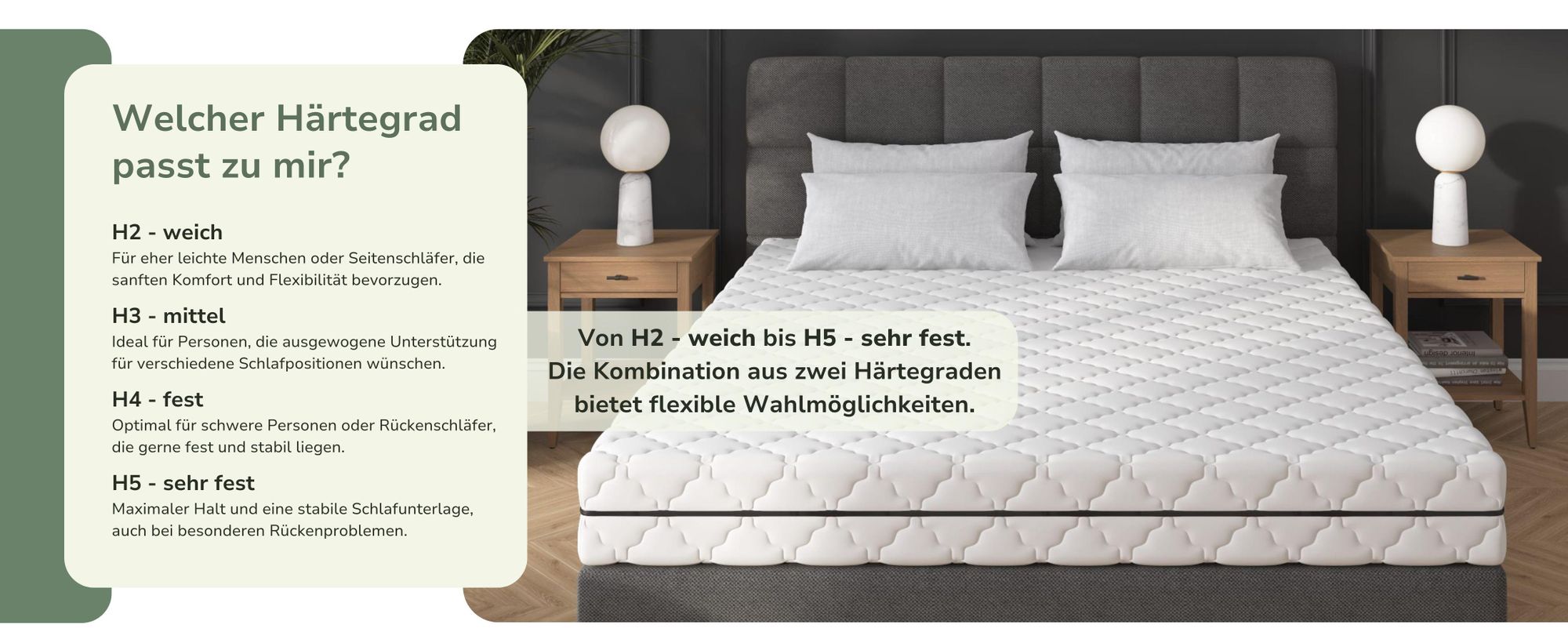 MSS e.K. MedicSpring 2-in-1 7 Zonen Taschenfederkernmatratze ergonomisch atmungsaktiv 90 x 200 x 20 cm H2 / H3 |  Germany