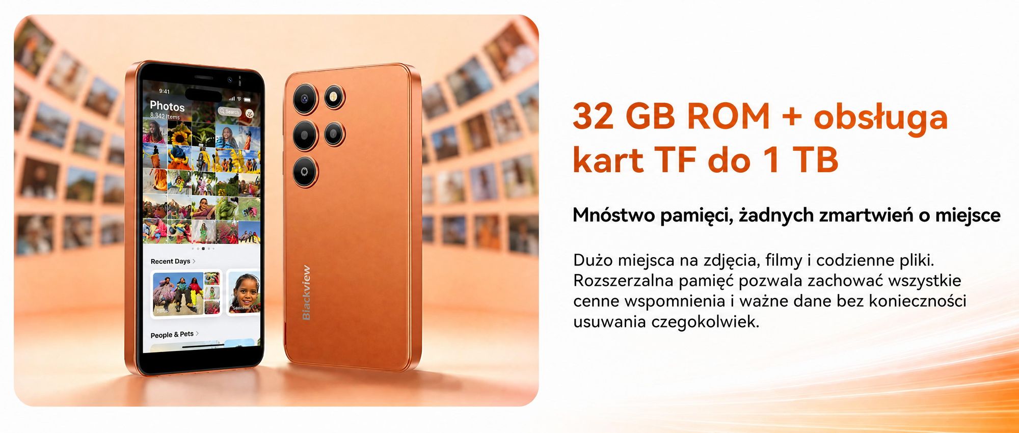 Blackview OSCAL Tiger 12 Android telefon komórkowy bez umowy, 6,78" smartfon 8GB+128GB (z możliwością rozbudowy), aparat 64MP/5000 mAh/4G dual SIM/odcisk palca, szary