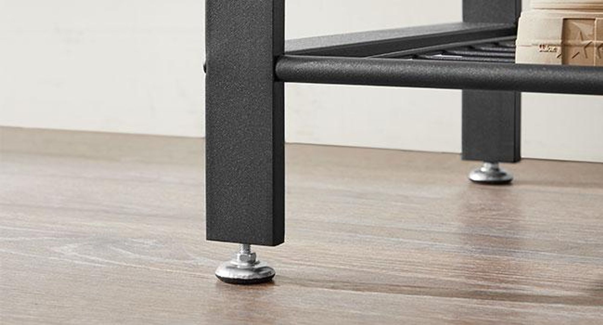 VASAGLE Garderobenständer, Schuhregal mit Sitzfläche, Kleiderständer mit 9 abnehmbaren Haken, Sitzbank, 2 Gitterablagen, 183 cm hoch, Industrie-Design