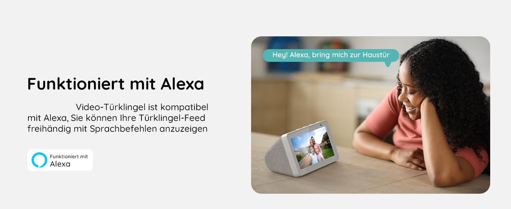 2K video deurbel met camera, Wi-Fi, batterij, 32GB opslag, 2,4GHz Wi-Fi, 180° ultrabreed gezichtsveld, draadloze deurbel