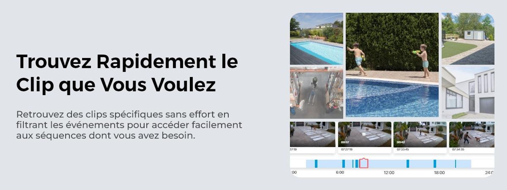 Reolink RLC-823S1W, Caméra de surveillance 4K 8MP bibande WiFi 6 PTZ, Couverture 360°, Détection intelligente, Auto-tracking, Zoom optique 5X, Vision nocturne couleur