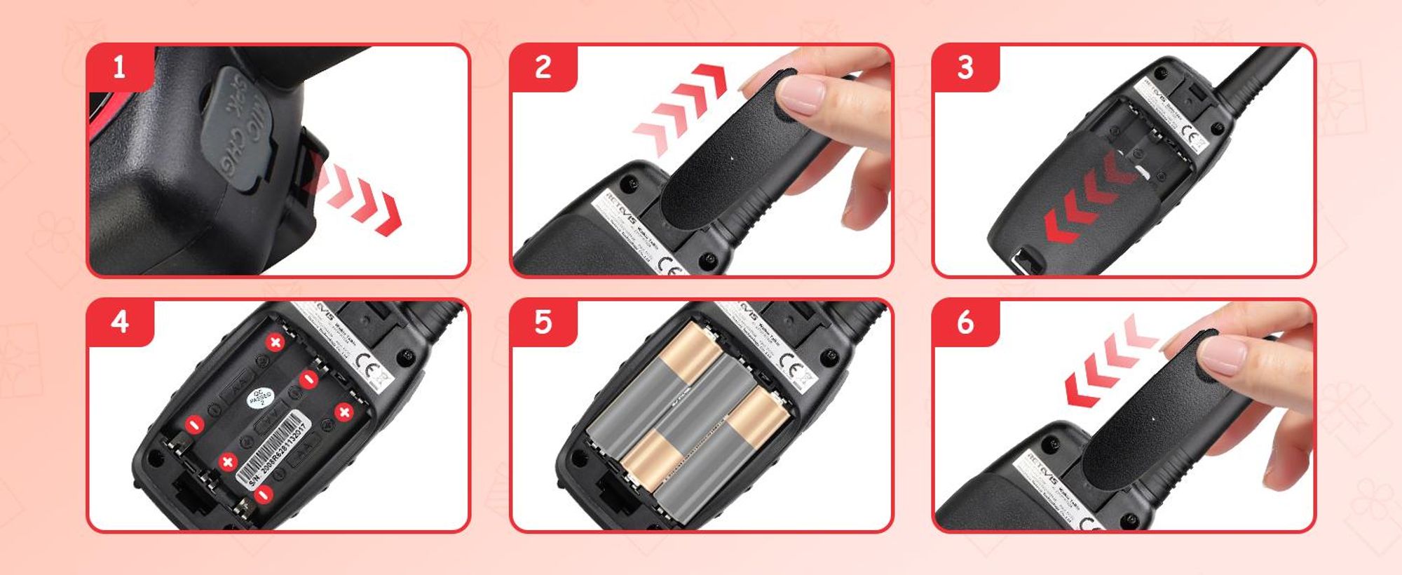 Retevis RT628 Walkie Talkie Kinder, Geschenke für Kinder, mit Taschenlampe, DCS/CTCSS, Spielzeug ab 6-12 Jahre, für Camping Familienspiel