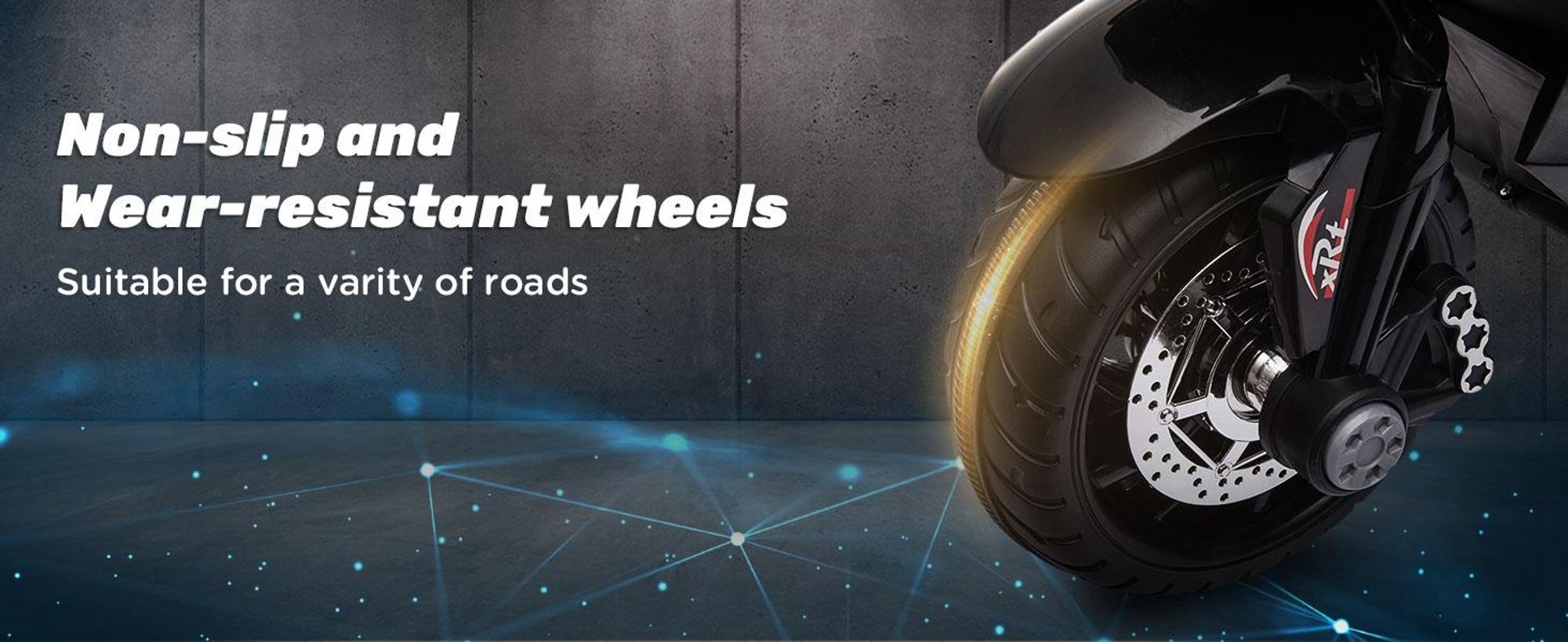 HOMCOM Elektryczny motocykl dziecięcy z muzyką i światłami, 3 km/h, dla dzieci w wieku 3-5 lat, maks. 25 kg, czerwono-czarny