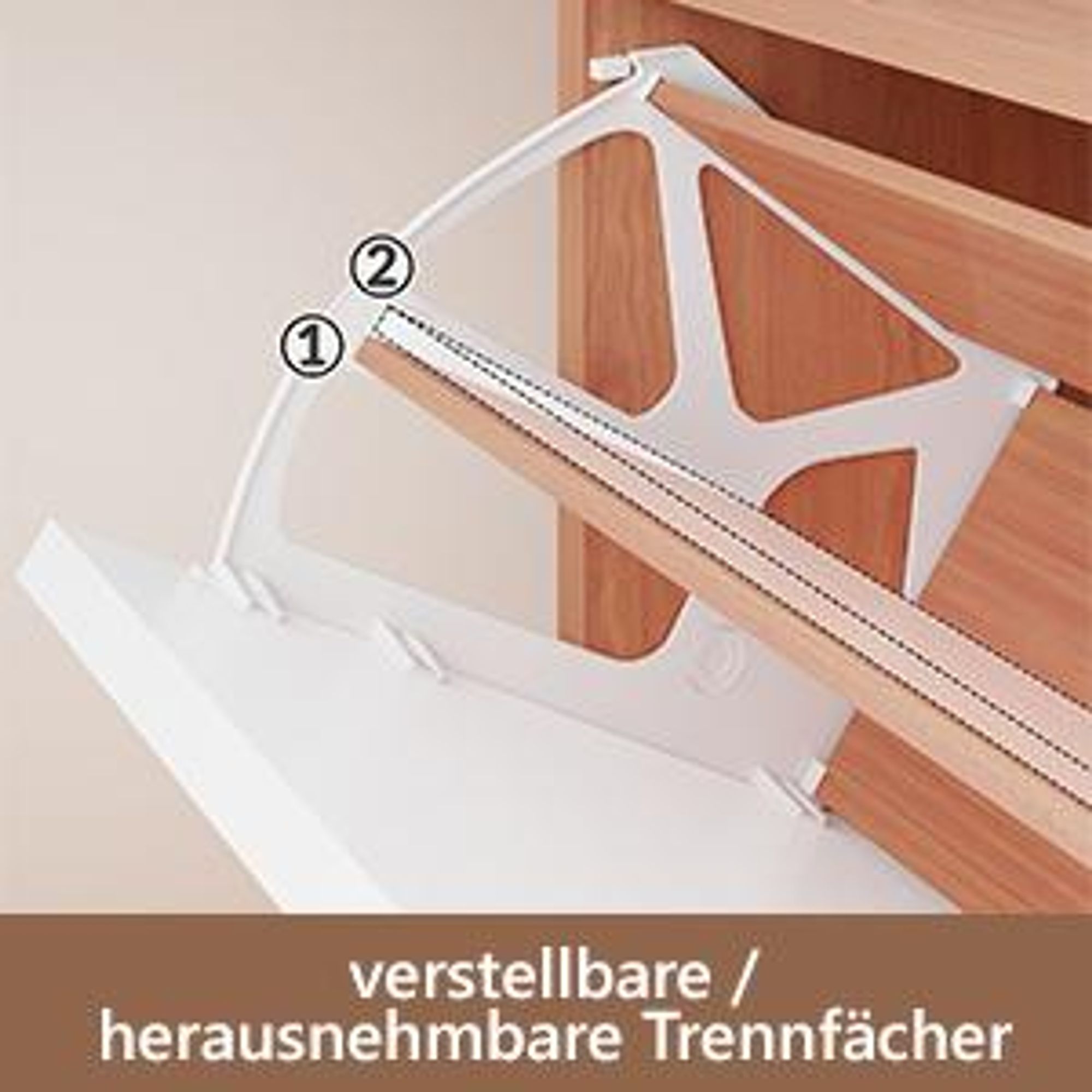 CASARIA Schuhschrank schmal für 18 Paar Schuhe, Buche-Weiß