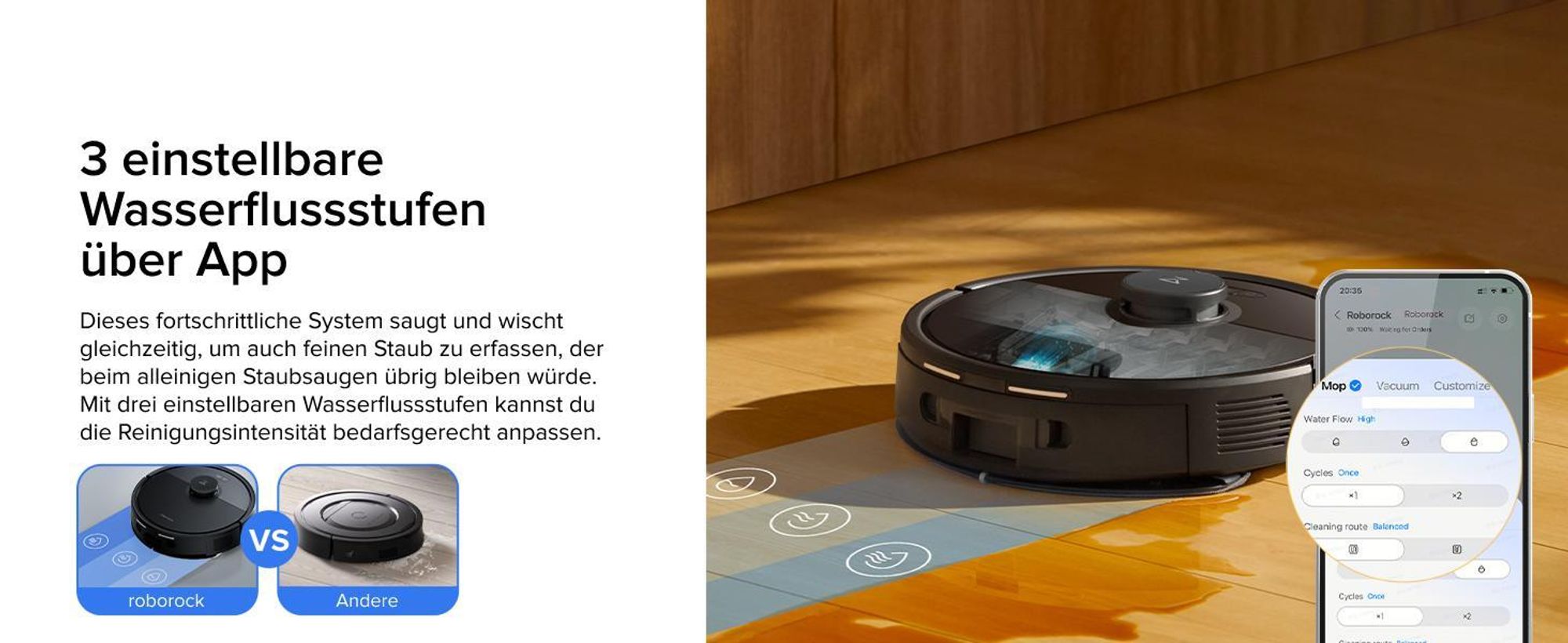 Roborock Q7 L5+ Set Saugroboter mit Wischfunktion, Automatischer Staubentleerung, Dual Anti-Tangle System, 8.000 Pa Saugkraft, LiDAR-Navigation