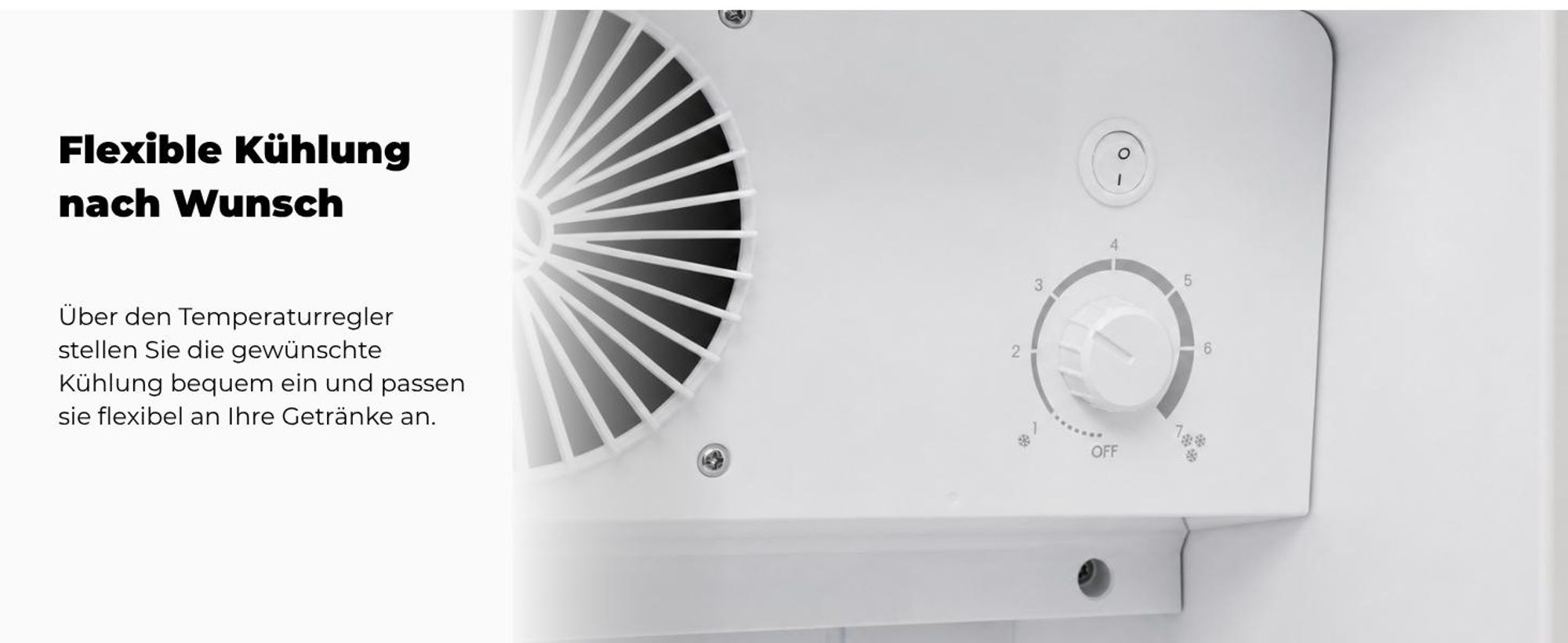 Exquisit Glastürkühlschrank, 280l Getränkekühlschrank mit LED, Umluft, 5 verstellbare Ablagen, CoolPro, GKS5260-GT-431D weiss